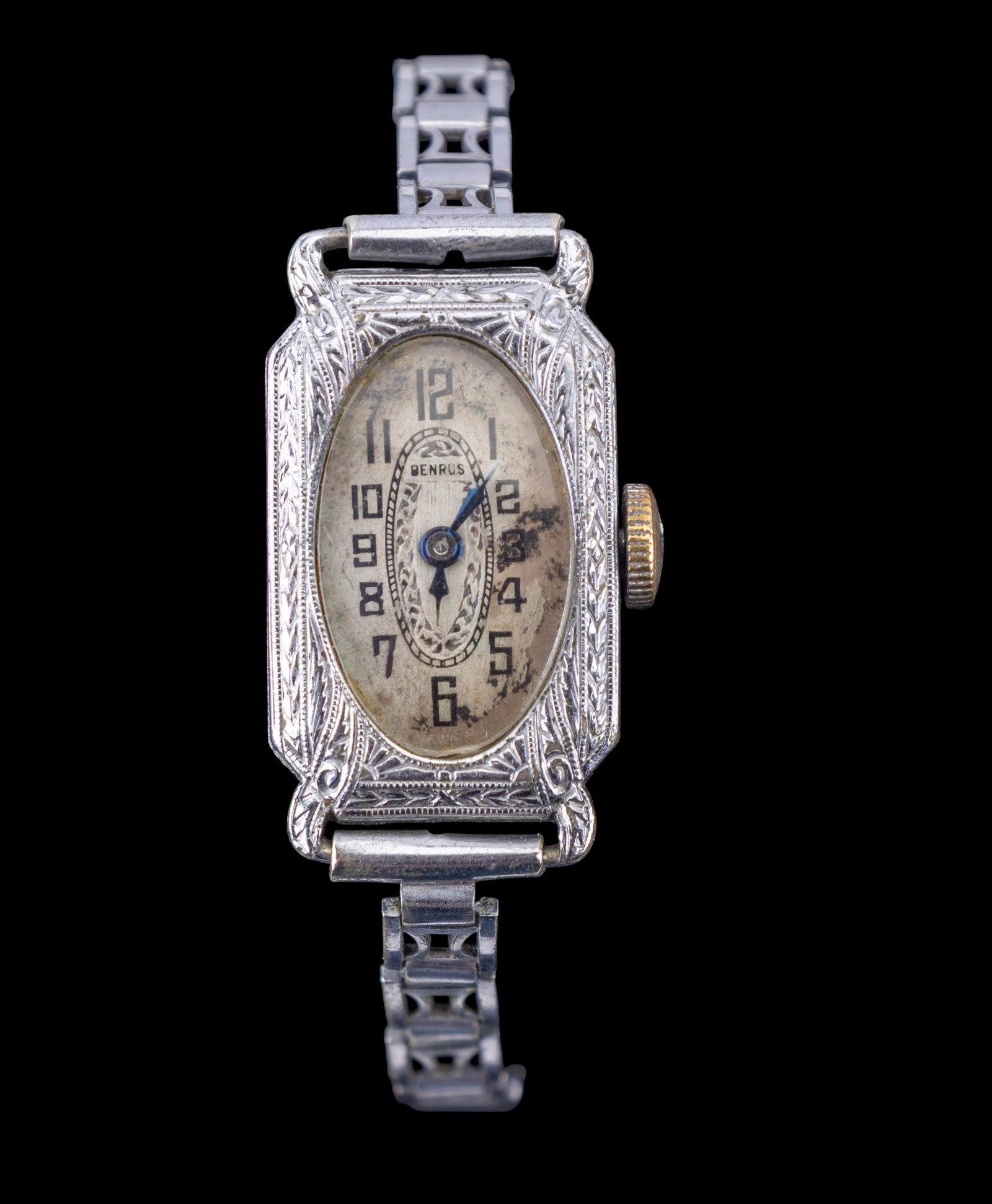 14K Gold Benrus Ladies Wrist Watch (1 of 8)