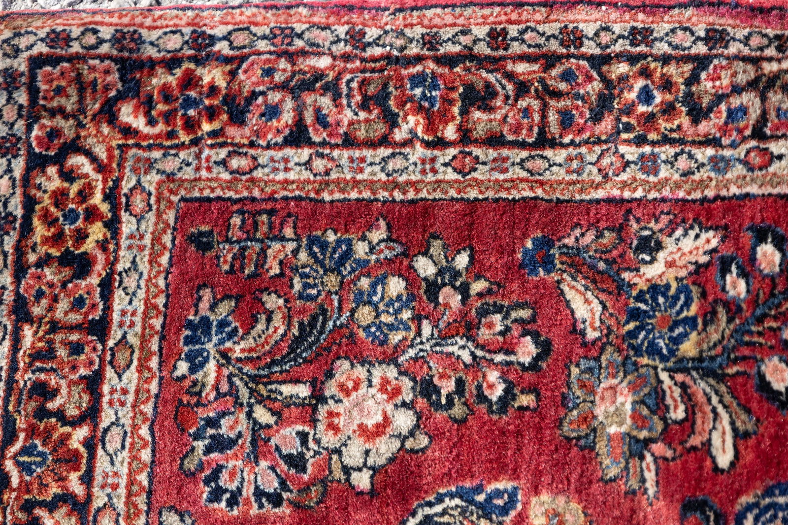 Antique Sarouk Runner - 7