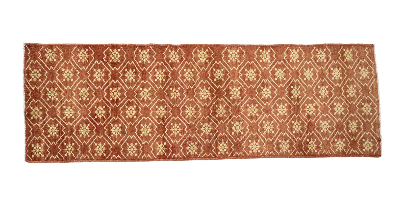 SA Oushak Area Rug: Semi-antique Ushak area rug measuring approx. 2'8" x 2'7".