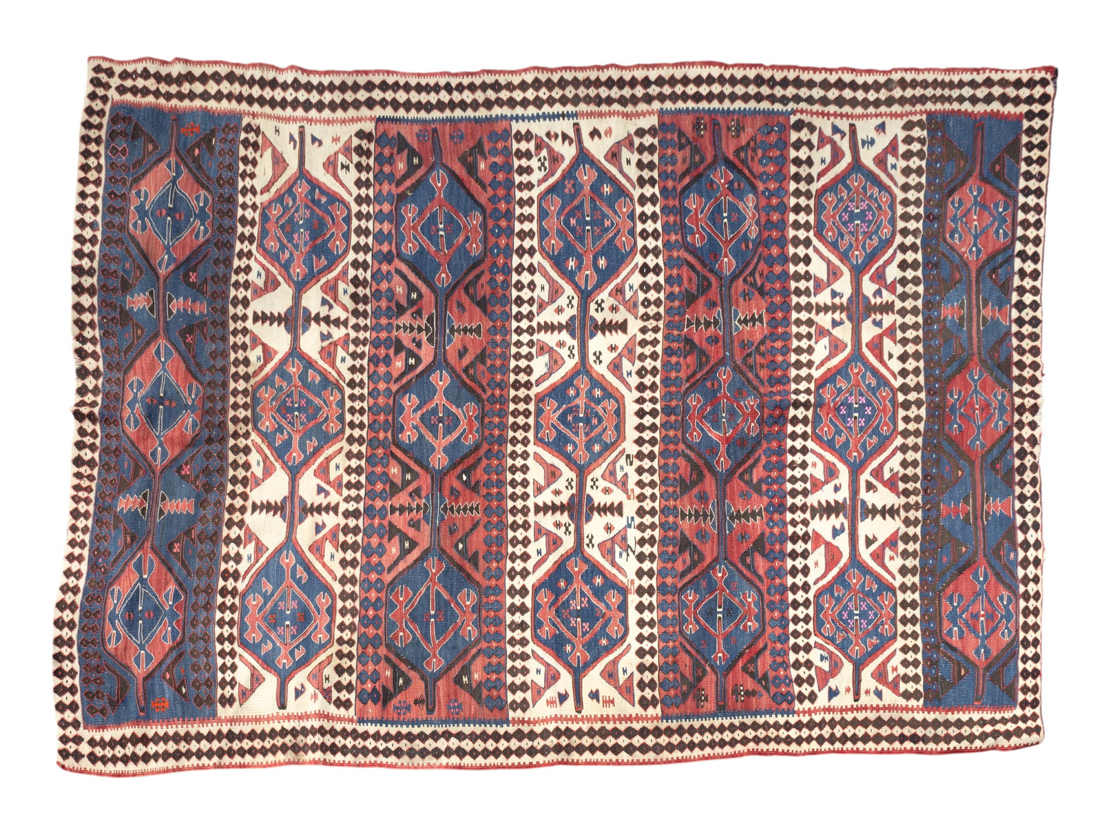 Antique Caucasian Kilim Area Rug (1 of 9)