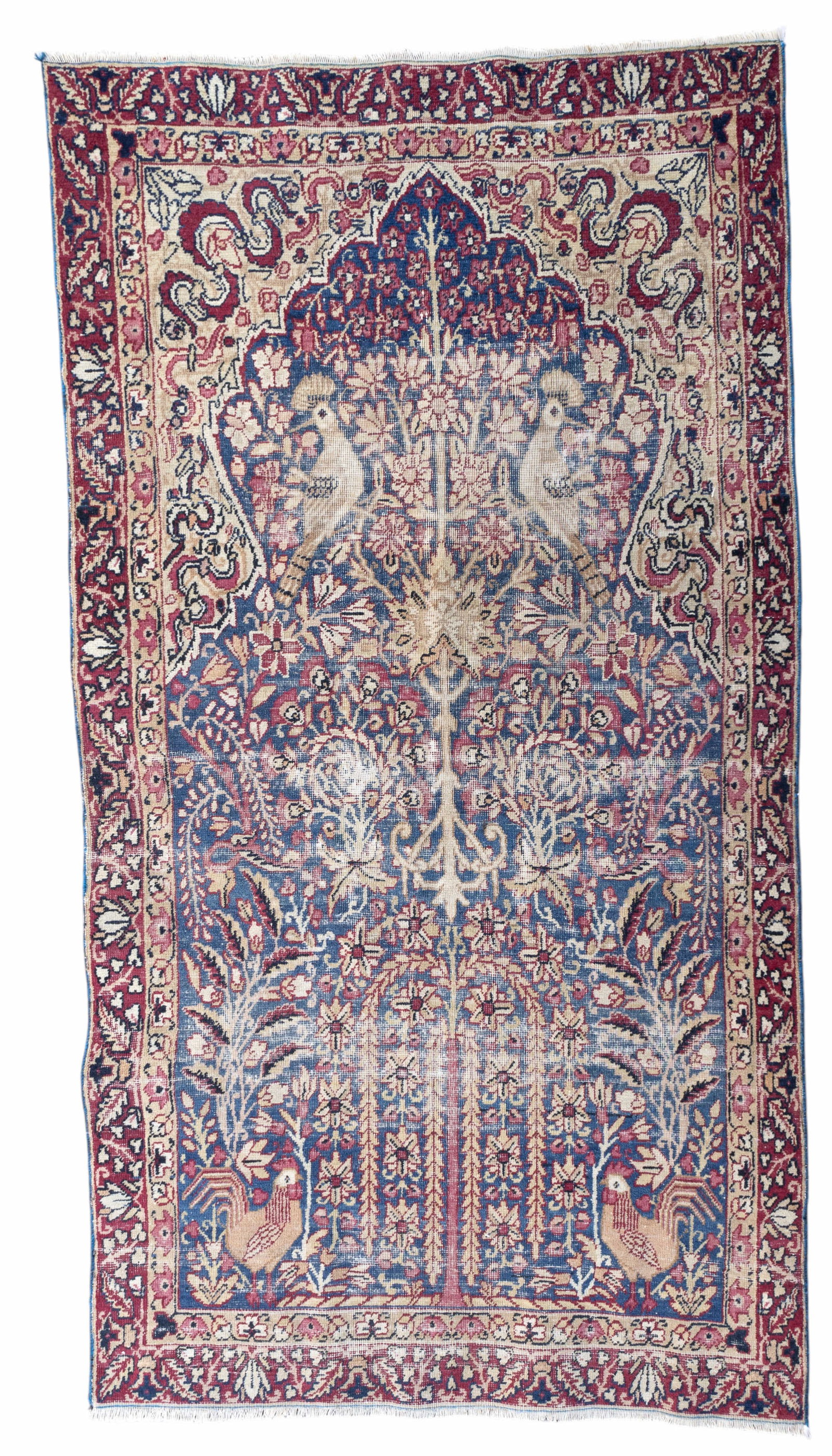Antique Persian Kirman Prayer Rug (1 of 9)