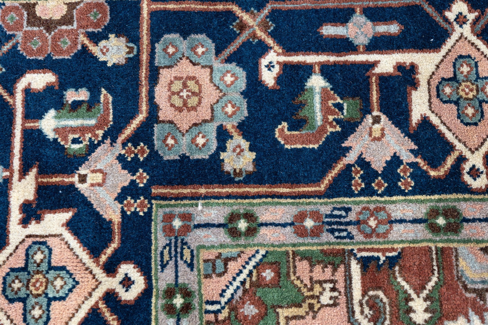 Indian Handmade Serapi Rug - 5