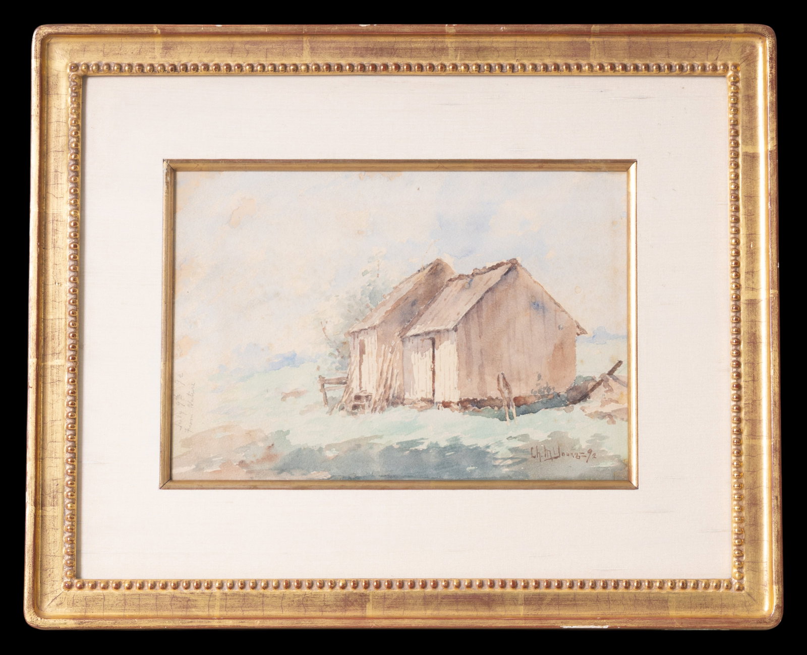 19th C Watercolor, Charles M. Young (1 of 6)