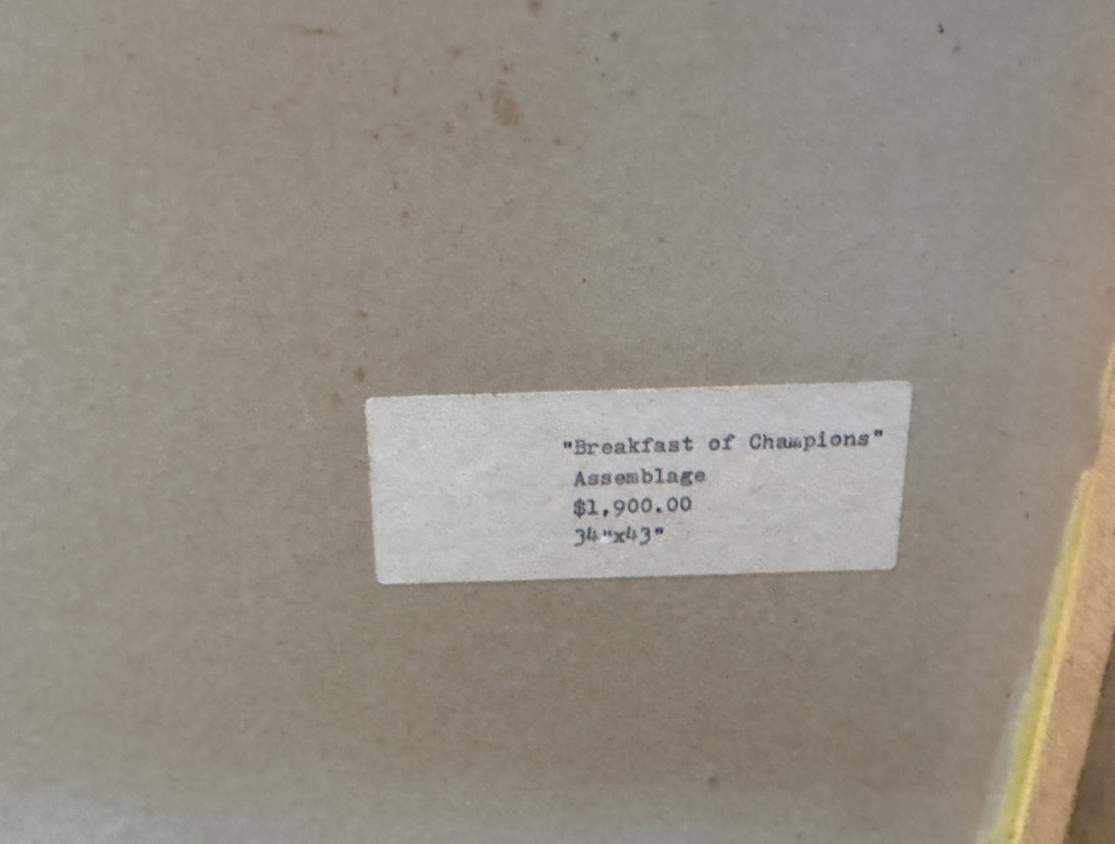 MC Shadow Box Mixed Media, Signed - 5