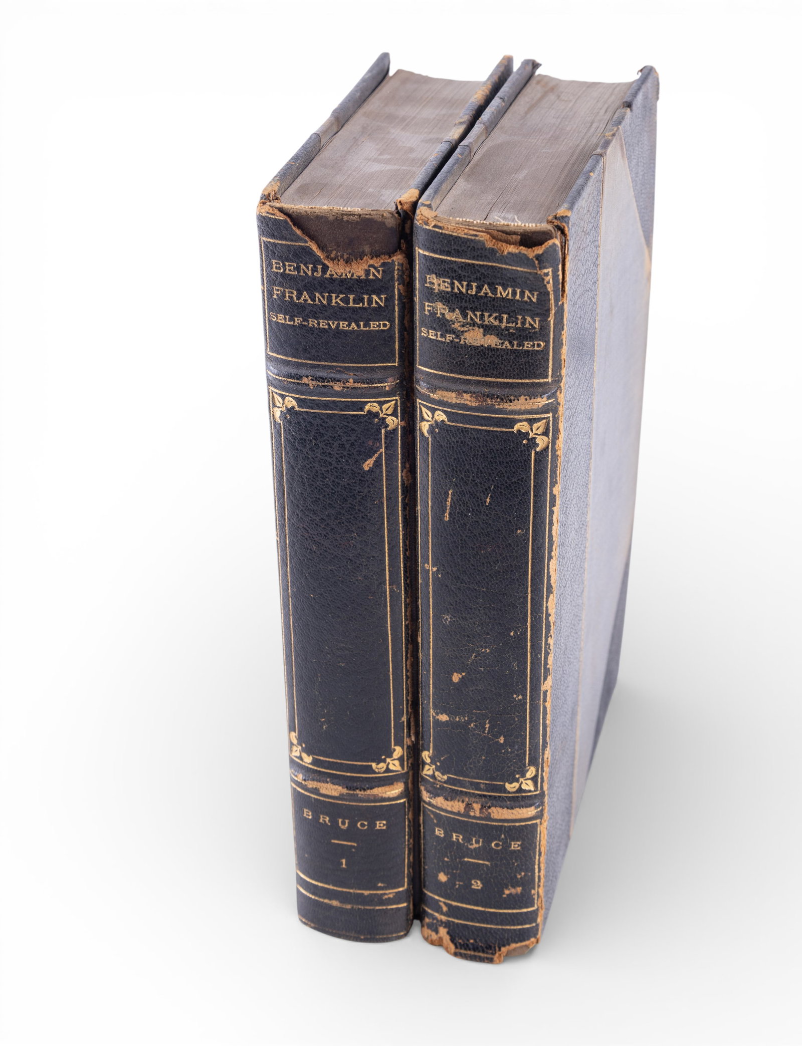 2 Volume Book Set B. Franklin Self-Revealed, 1917 (1 of 11)
