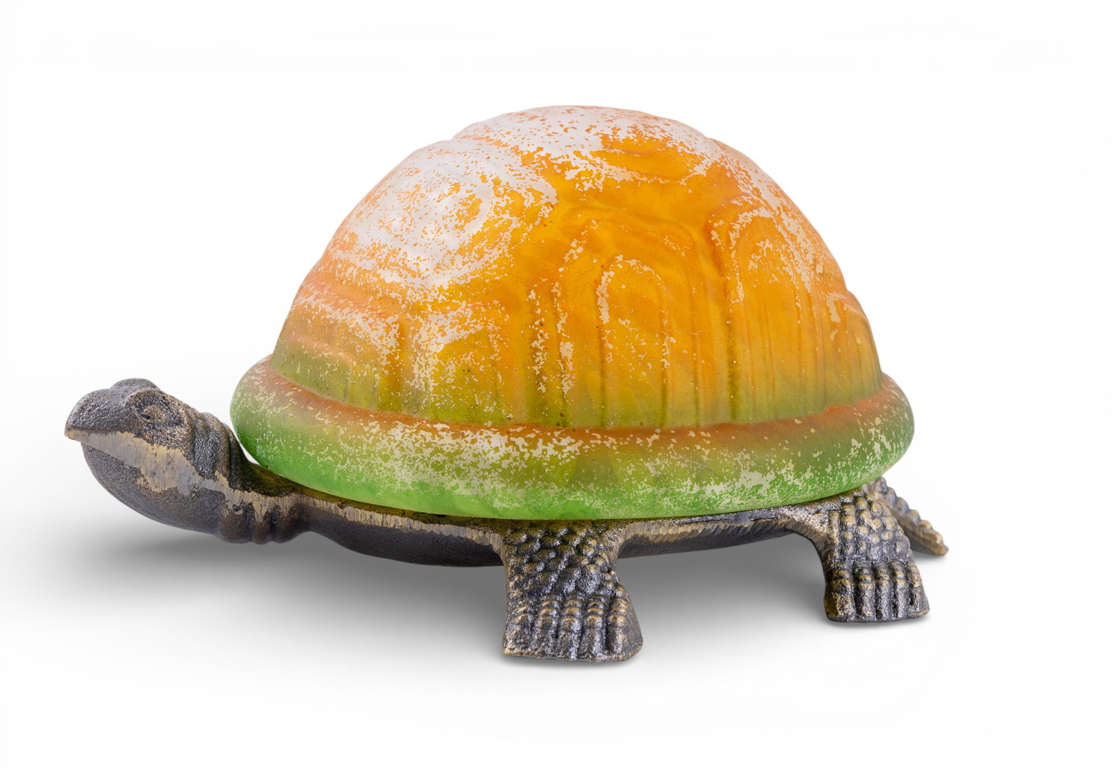 Cast Metal Figural Turtle Lamp (1 of 10)