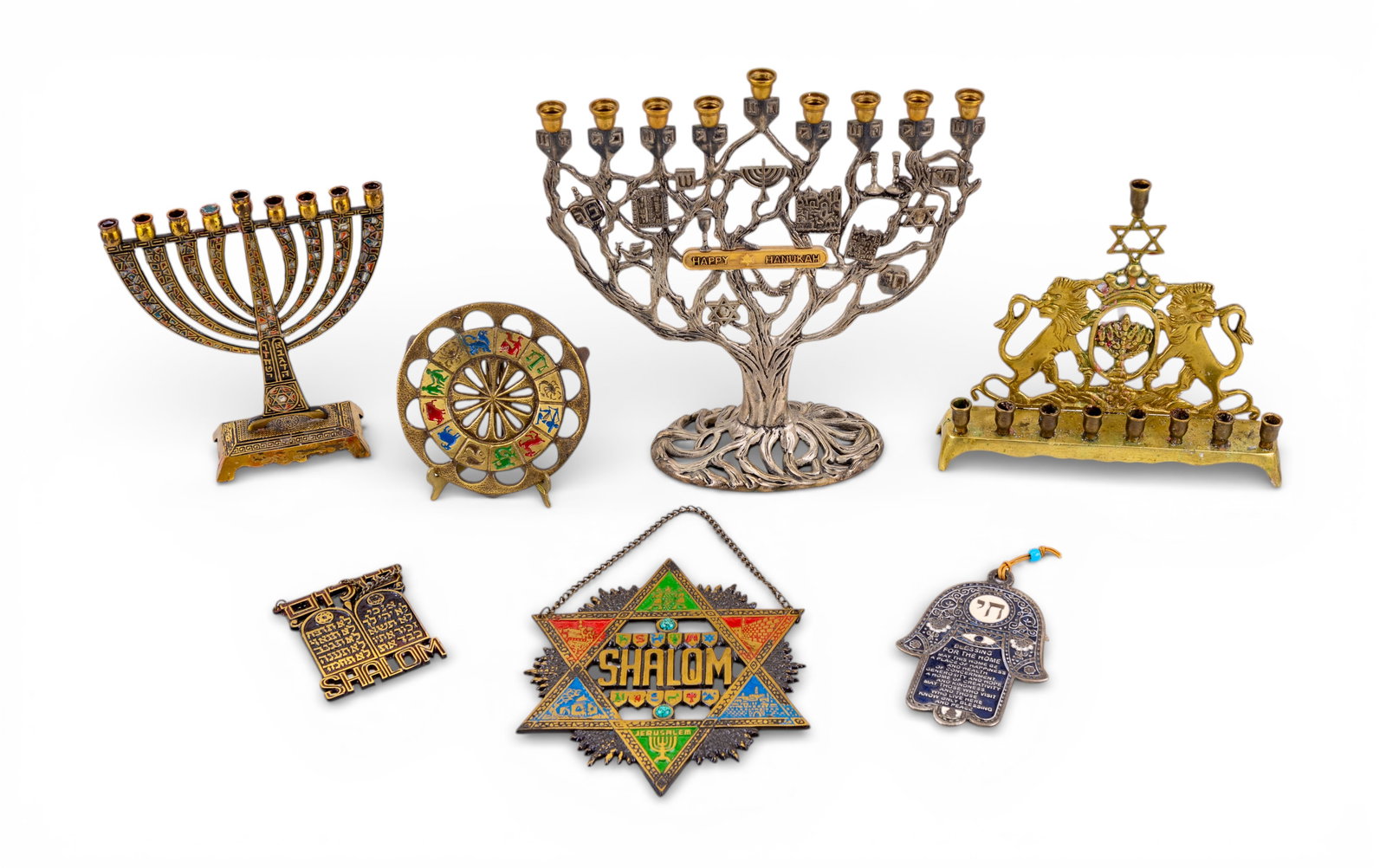 Judaic Plaques and Menorahs (1 of 13)