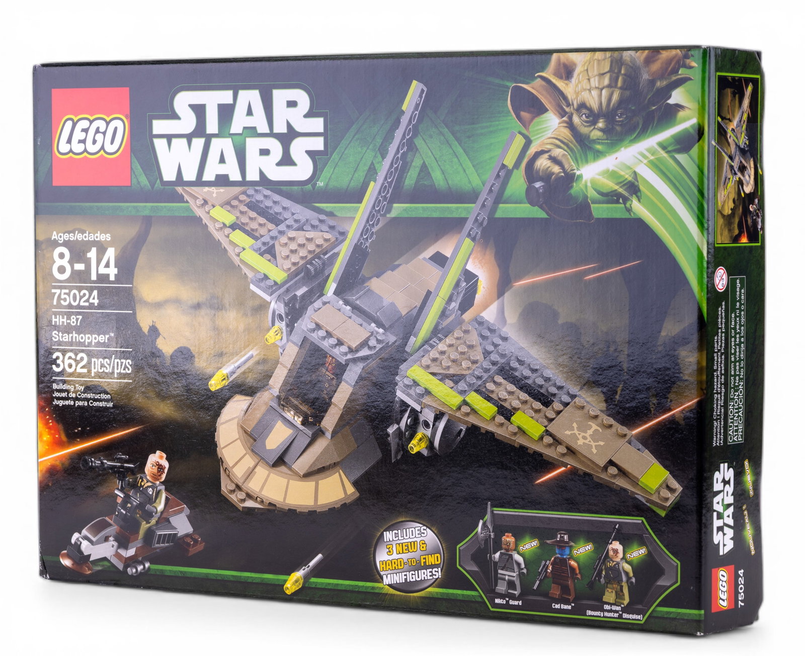 LEGO Star Wars 75024 NIB: LEGO Star Wars set 75024, titled "Hailfire Droid & Spider Droid," is new in box (NIB) and remains factory-sealed. This set contains 385 pieces and includes minifigures such as a Battle Droid, Super Ba