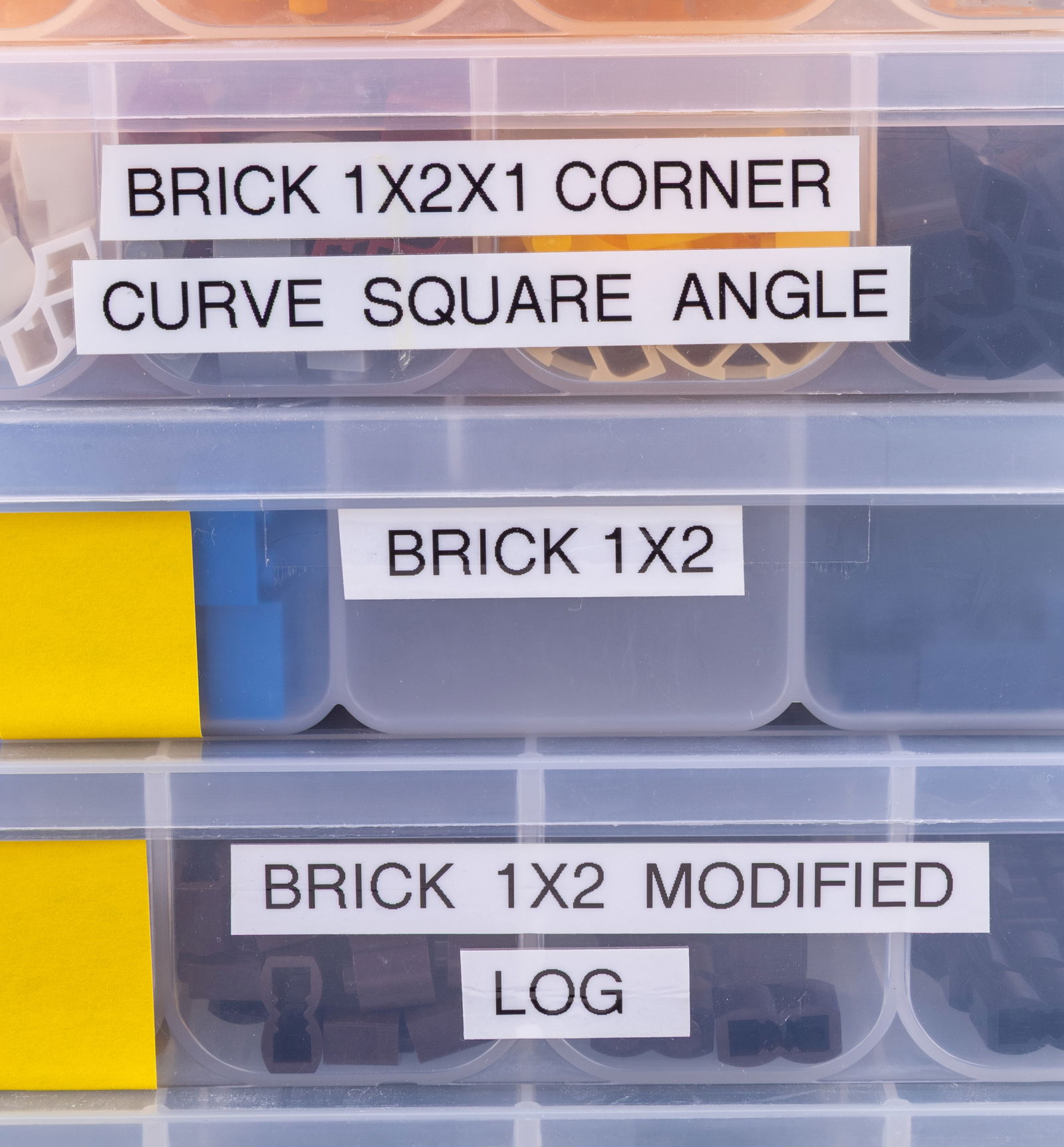 Sorted LEGO Bricks and Components - 7