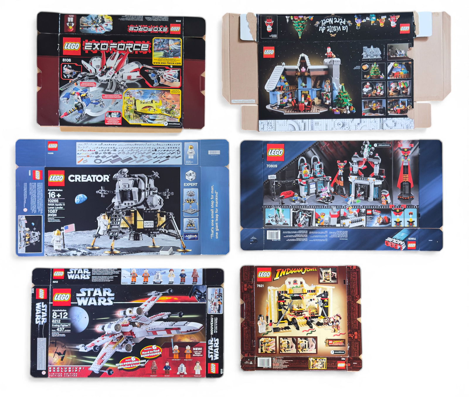 Empty Flattened LEGO Boxes - 2