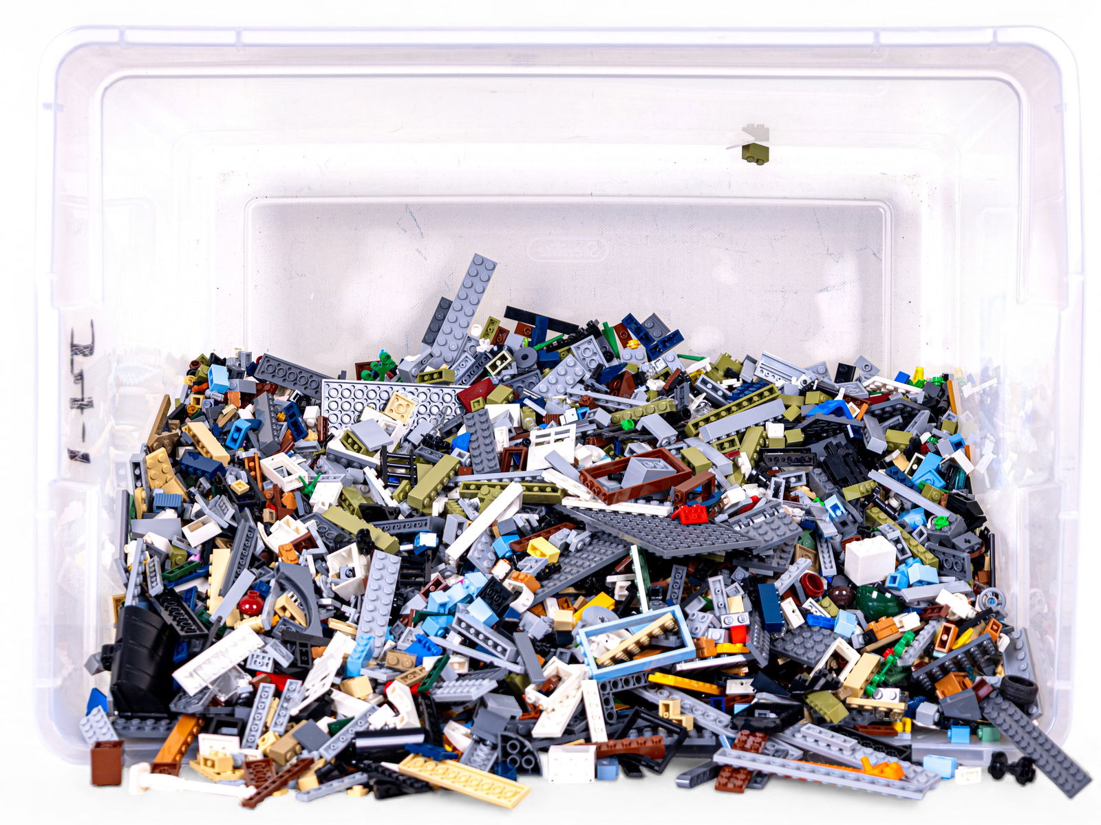 13 Pounds of Assorted LEGO Pieces: Approximately 13 pounds of assorted LEGO pieces in a variety of colors and sizes. The lot includes bricks, plates, and specialty pieces suitable for creative building.
