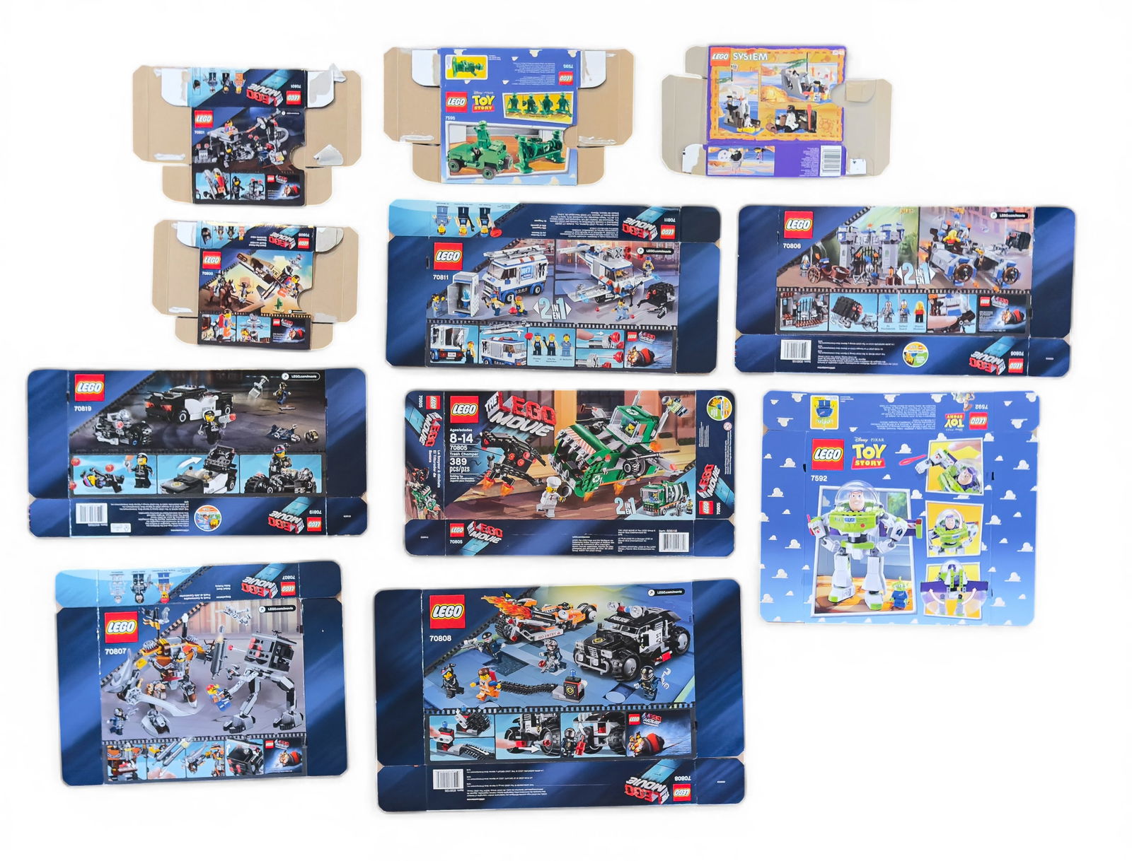 Flattened LEGO Set Boxes - 2