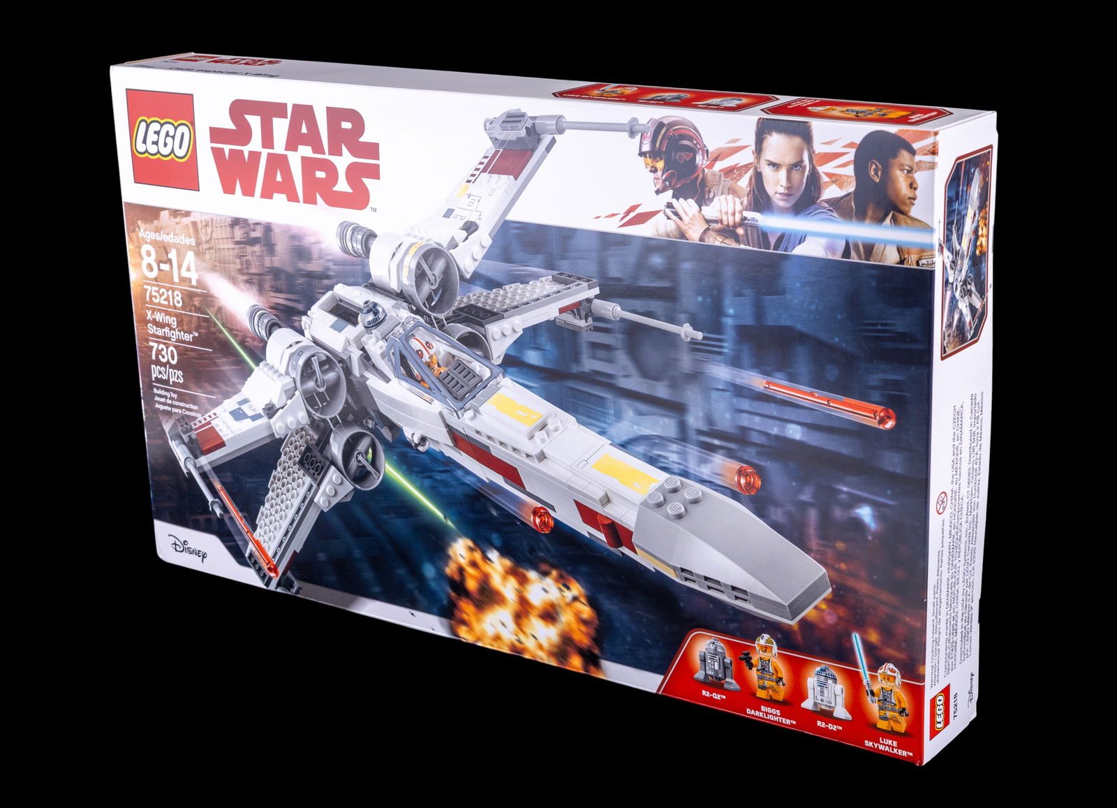LEGO Star Wars X-Wing Starfighter Set 75218: LEGO Star Wars Assault on Hoth set (75098), featuring 2,144 pieces. Includes detailed models of the Rebel Alliance's Echo Base, Snowspeeders, and various mini-builds, along with minifigures of key cha