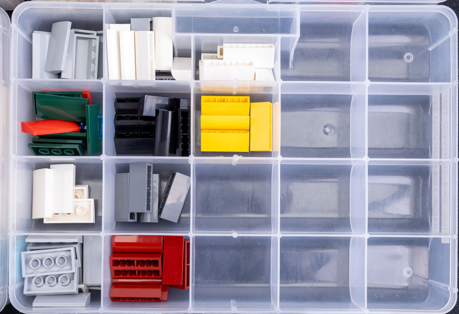 LEGO Parts in Stackable Storage Boxes - 6