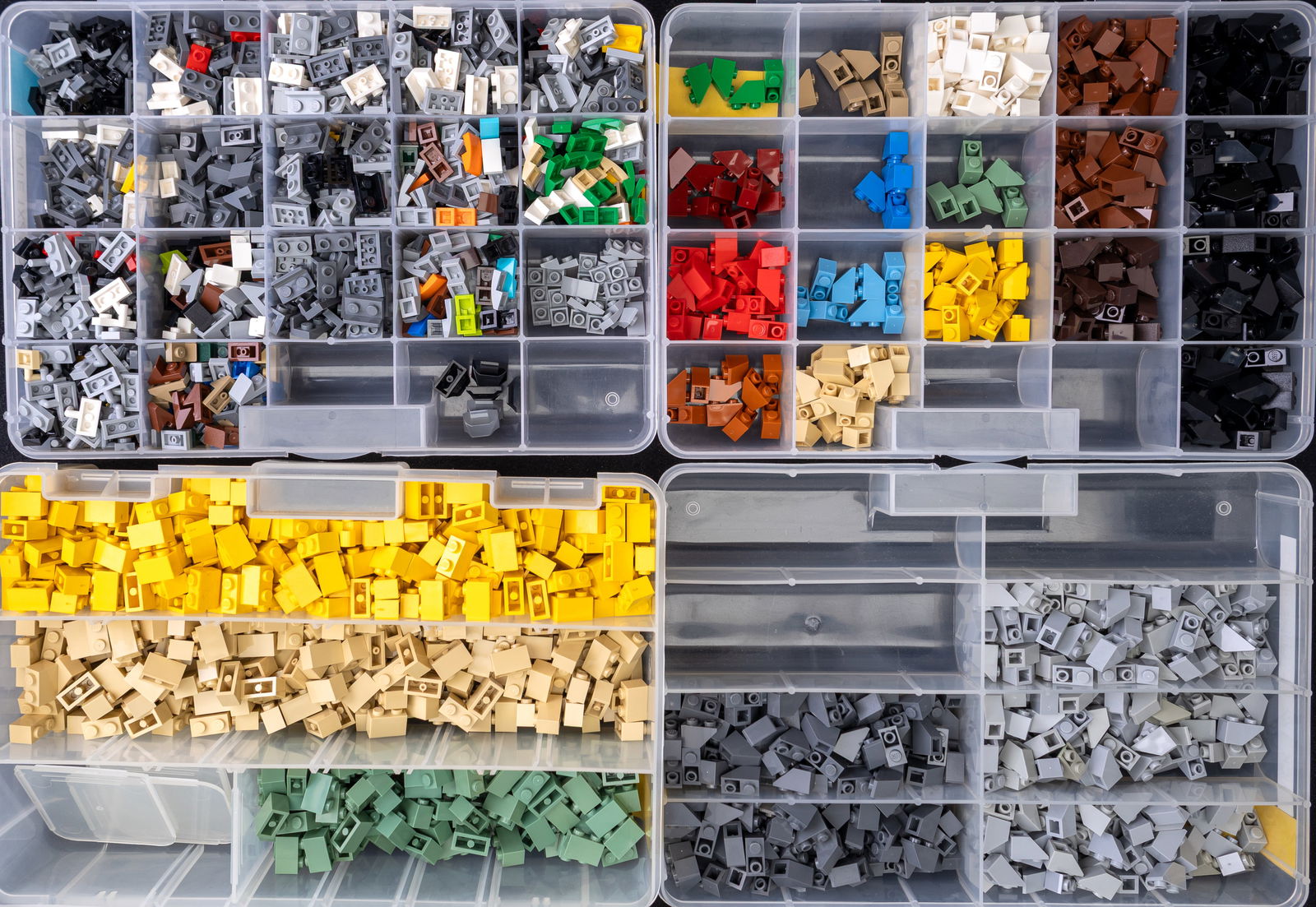 LEGO Bricks and Plates in Storage Cases (1 of 5)
