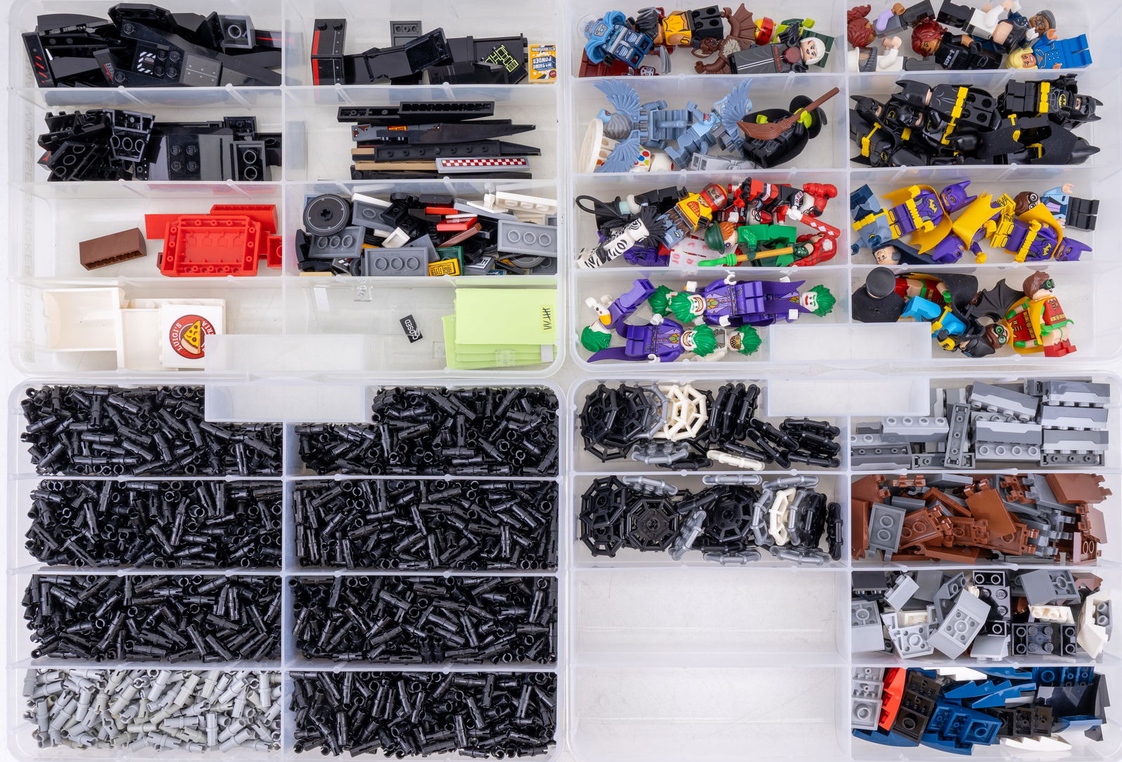 4 Containers of Lego Minifigures and Parts (1 of 6)