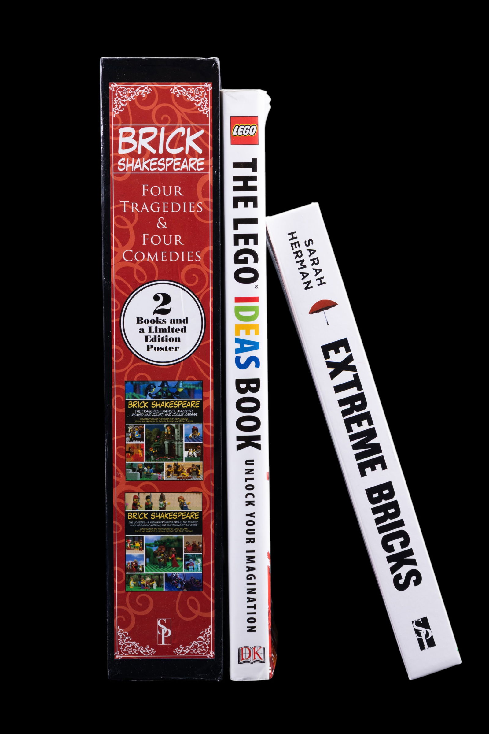 LEGO Star Wars Book Collection with Minifigures: Five LEGO Star Wars books published by DK, each featuring an exclusive minifigure. Titles include: Character Encyclopedia: Updated and Expanded,' Chronicles of the Force,' The Yoda Chronicles,' The Da