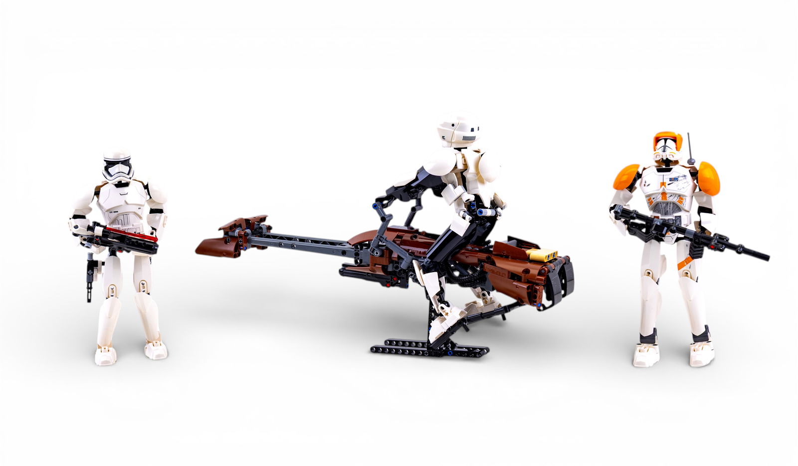 Lego Star Wars Figures and Speeder Bike (1 of 6)