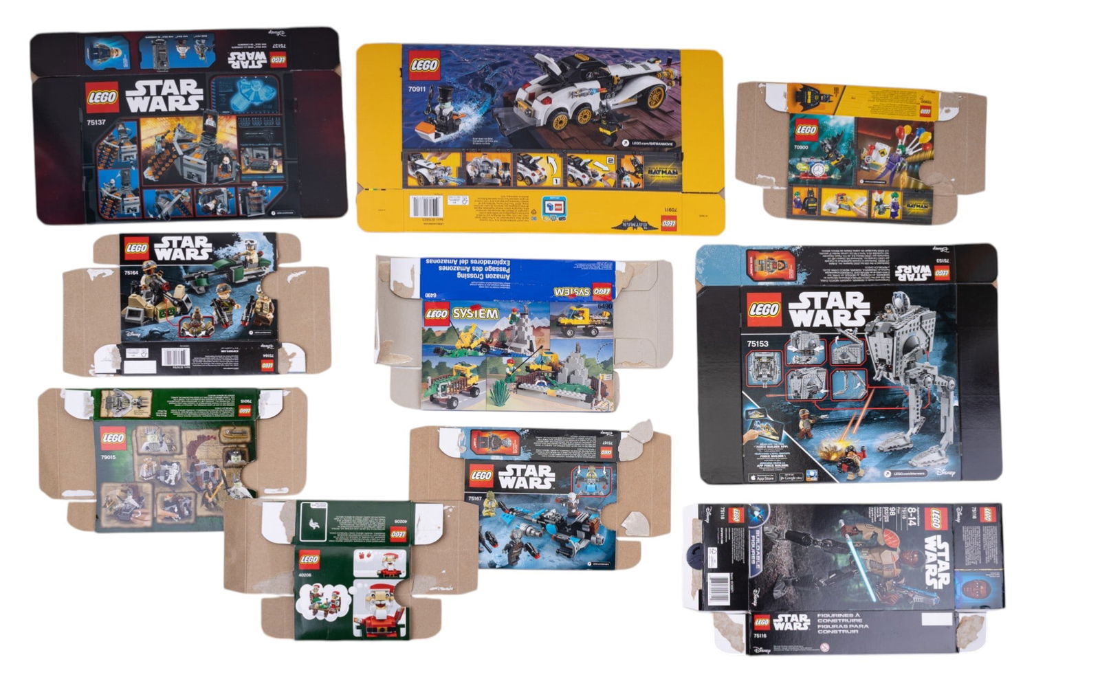 10 Empty LEGO Set Boxes - 2