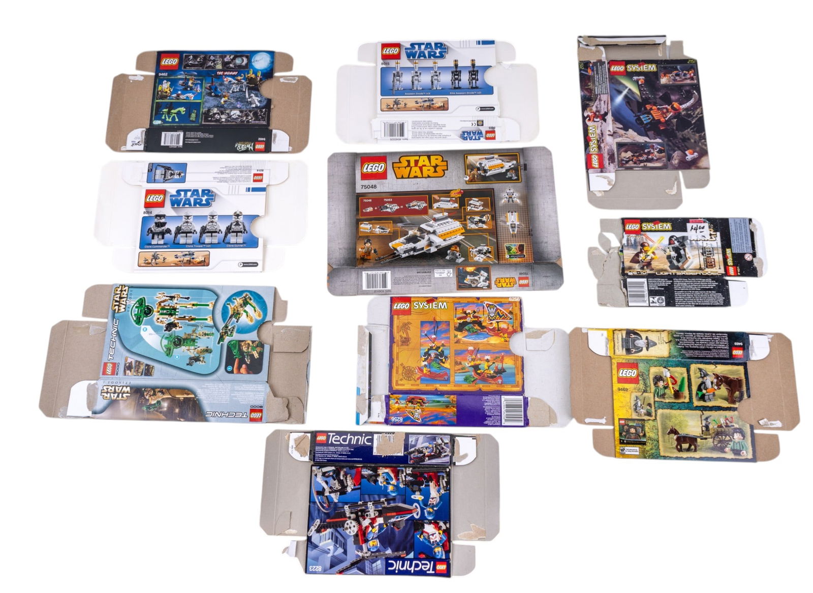 10 Empty LEGO Boxes - 2