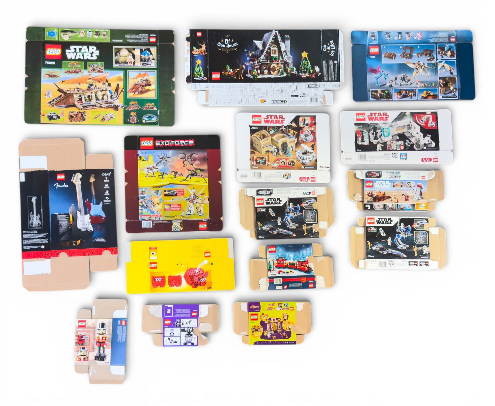 Empty Flattened LEGO Boxes - 2