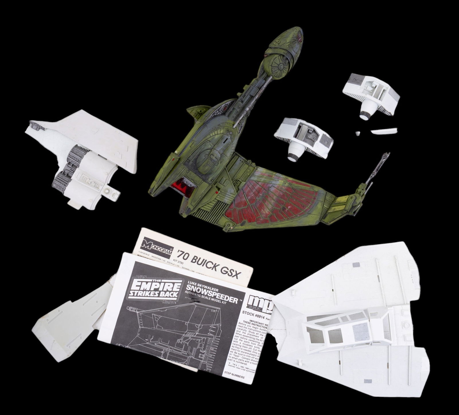 Sci-Fi Model Kit Collection with Assorted Pieces - 4