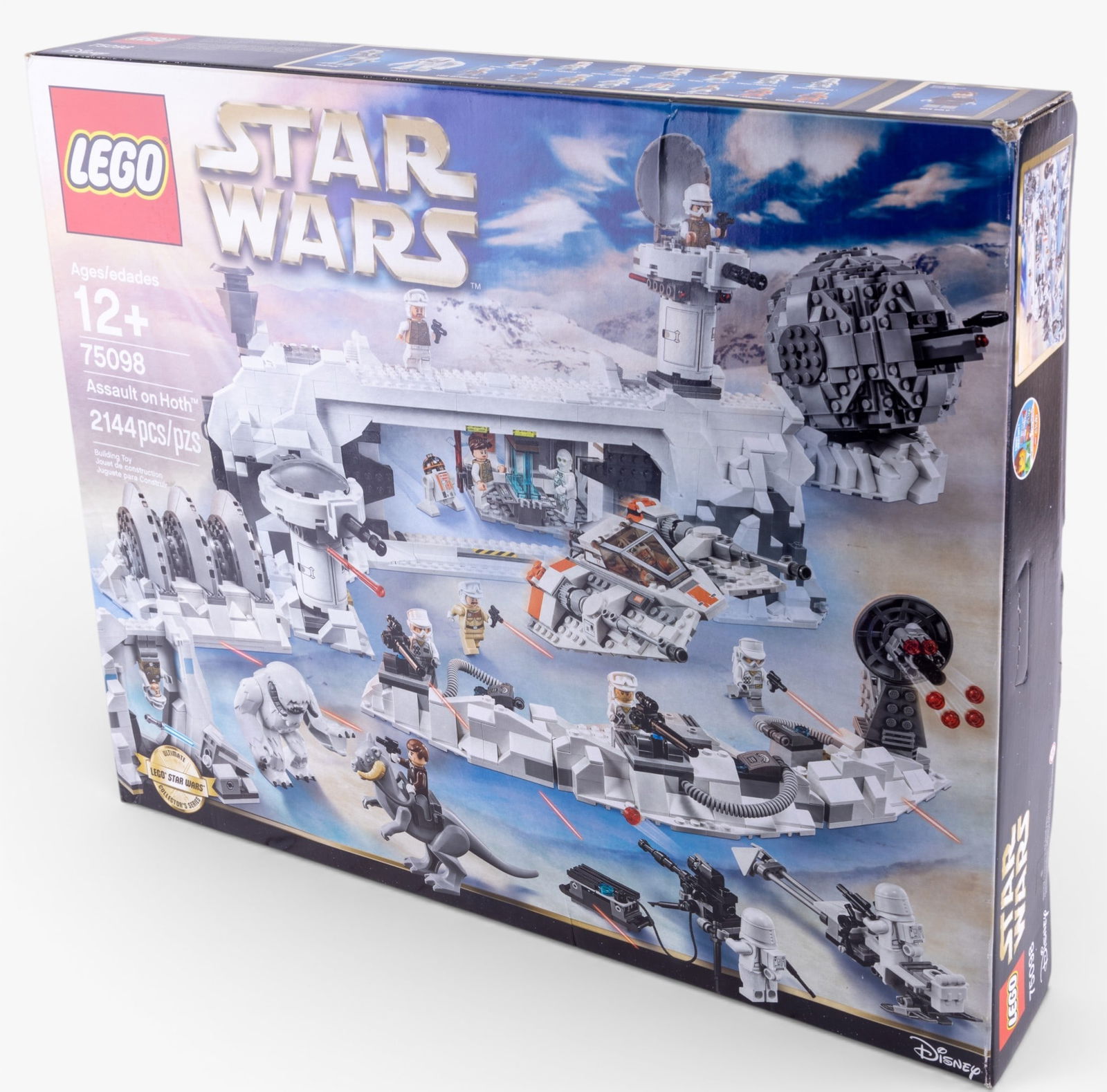 LEGO Star Wars Assault on Hoth Set (75098): LEGO Star Wars Assault on Hoth Set (75098), new in box. Includes 2,144 pieces and is recommended for ages 12 and up. Features various iconic scenes and characters from the Star Wars universe. Original