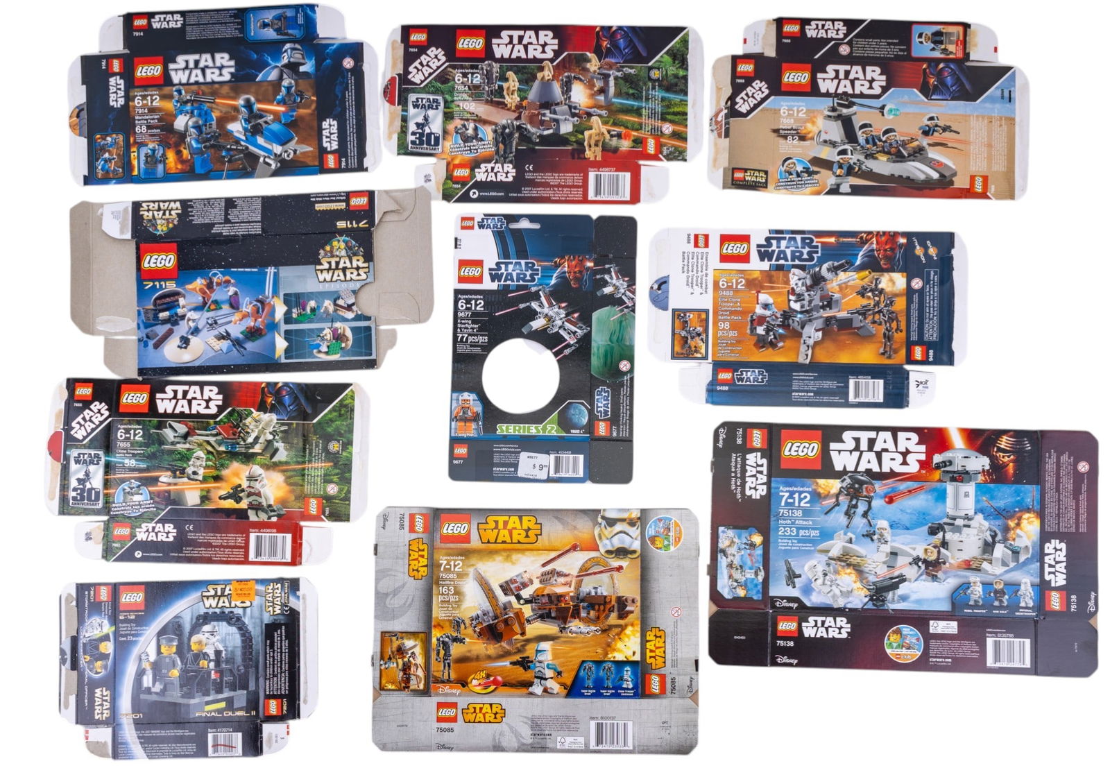 LEGO Star Wars 10195 Republic Dropship Set: LEGO Star Wars set 10195, Republic Dropship with AT-OT Walker, factory-sealed and new in box. Set includes 1,758 pieces and is recommended for ages 14 and up. Box appears to be in good condition.