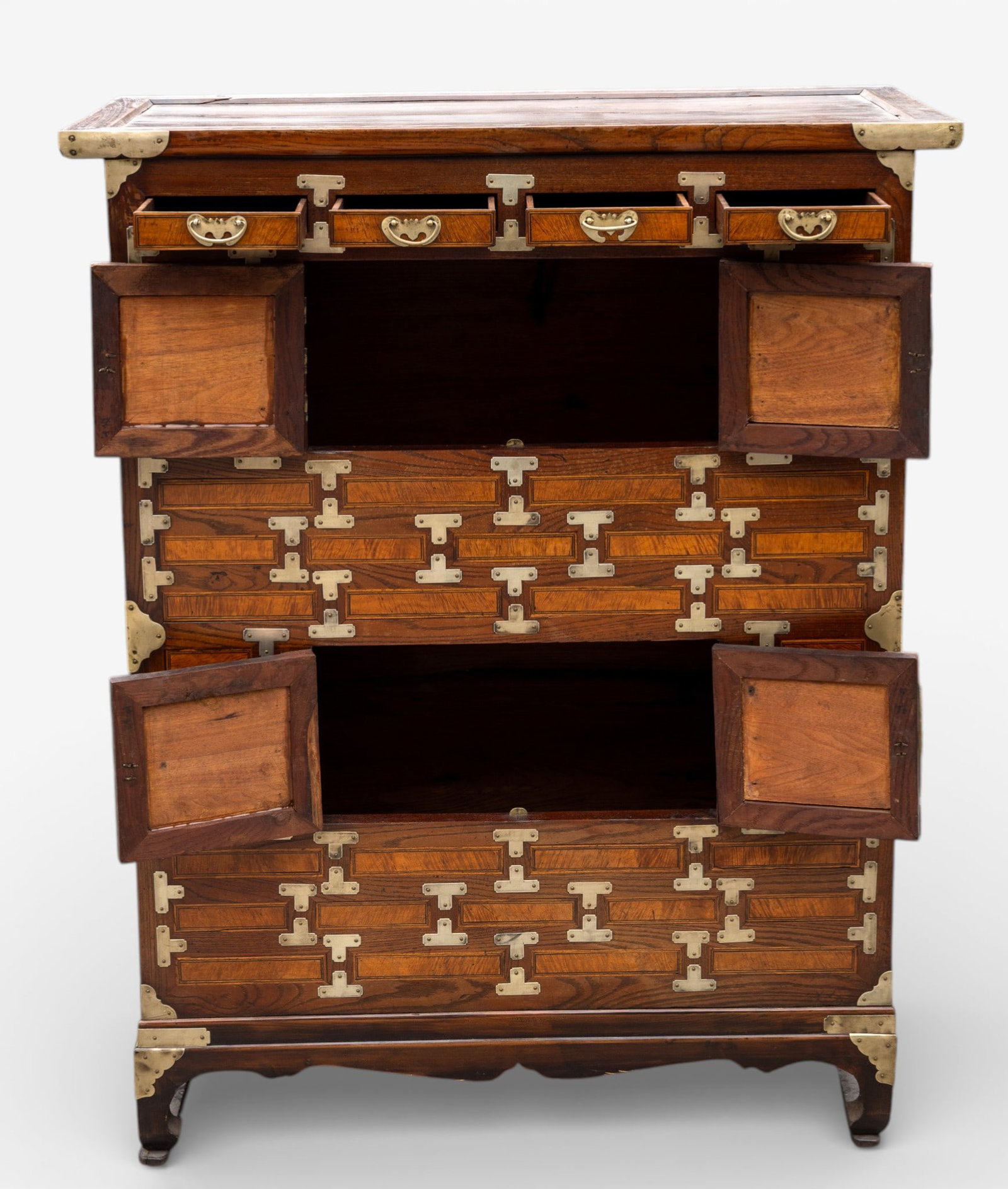19th C Korean Two-Story Chest - 2