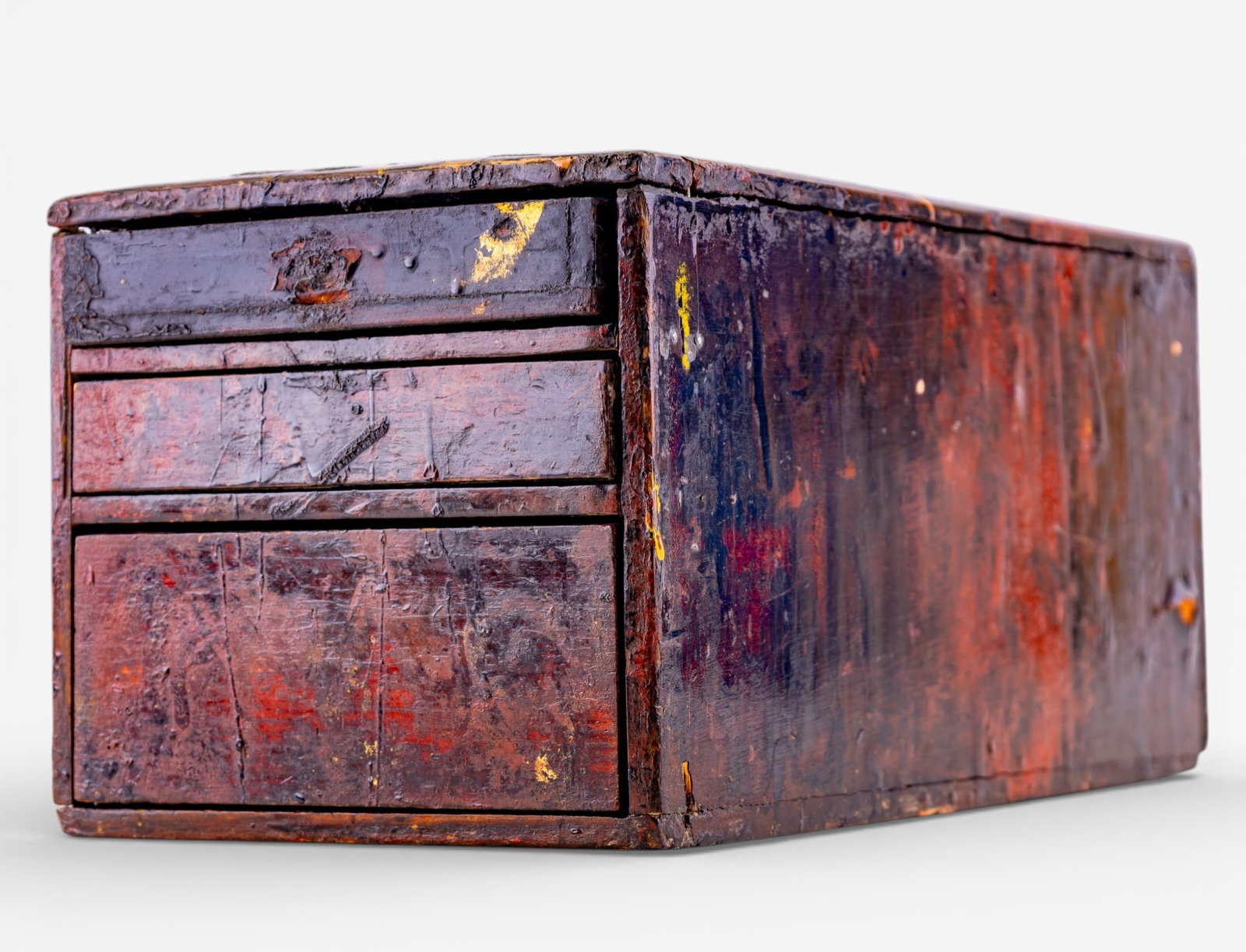 19th C Korean 3-Drawer Document Box - 2