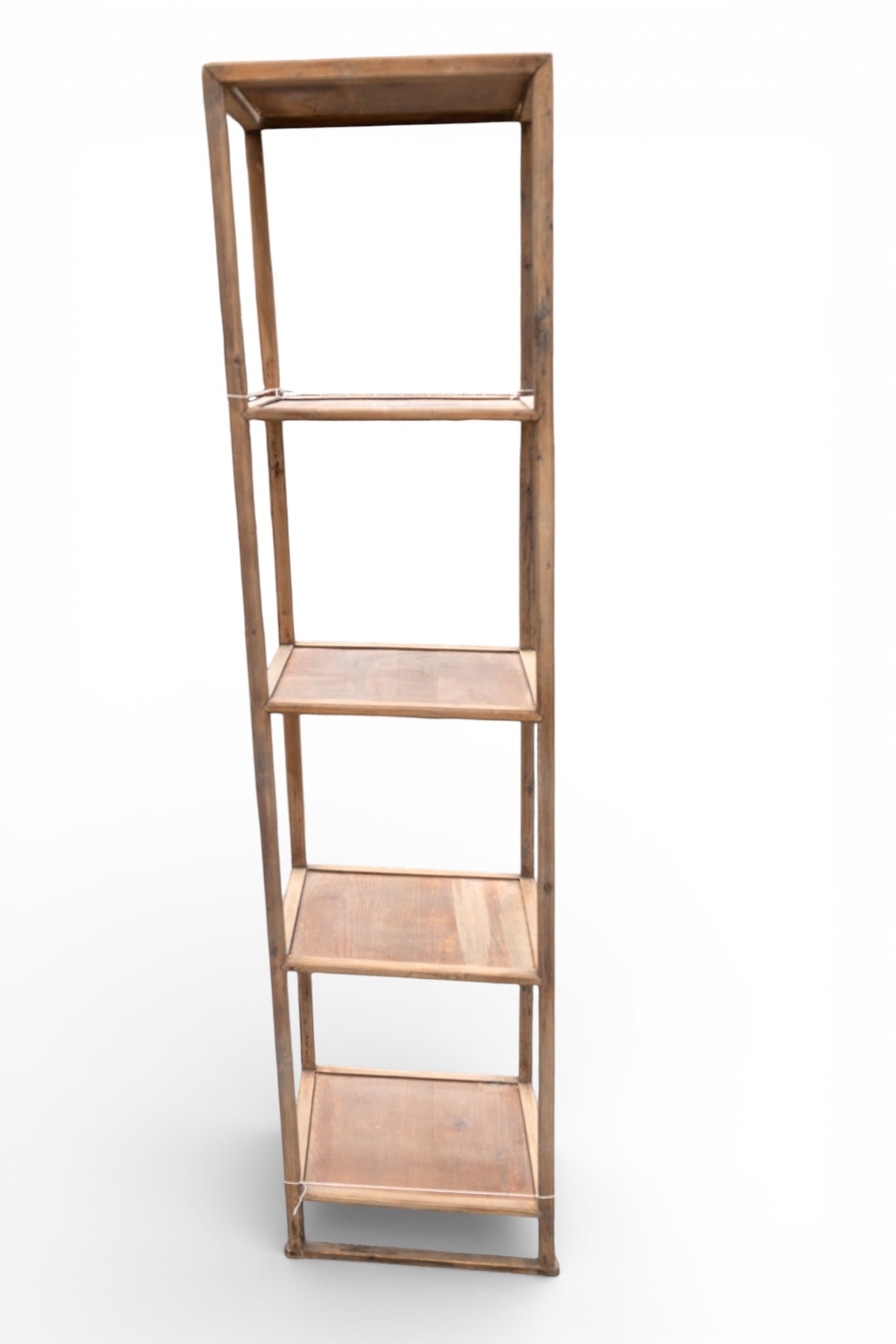 Rare Korean Four-Shelf Wooden Book Shelf / Etagere - 4