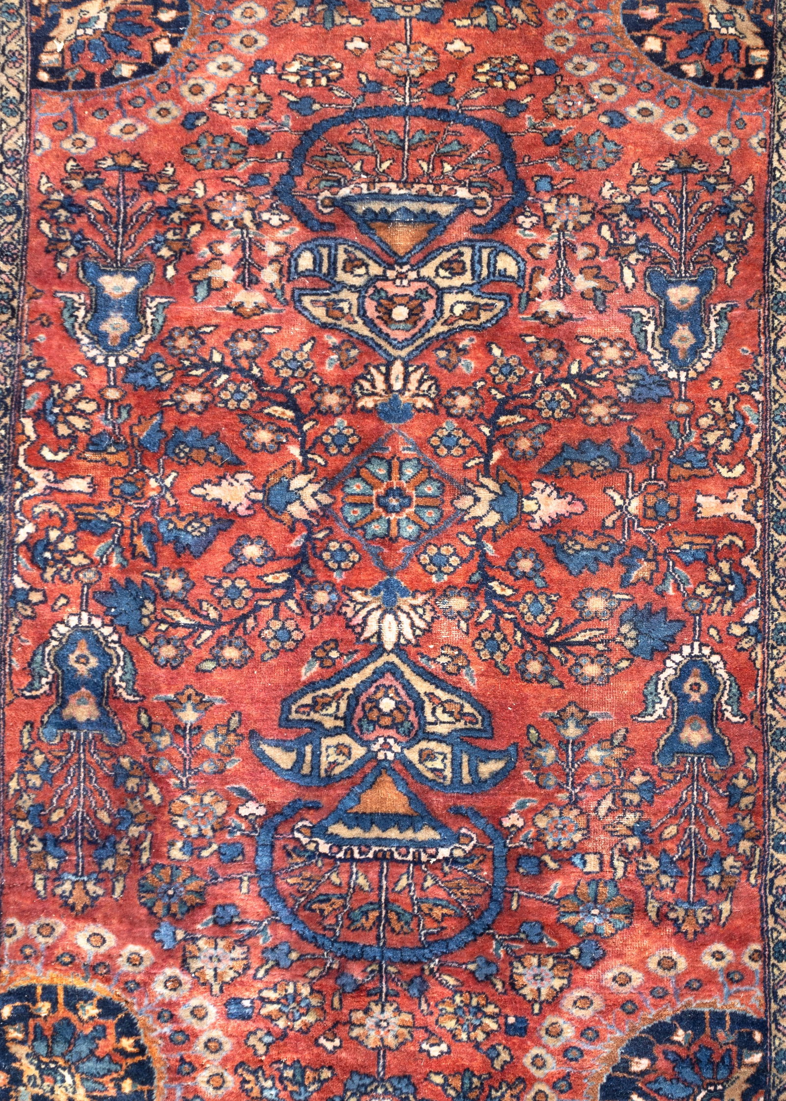 Hand Woven Wool Persian Sarouk Rug - 2