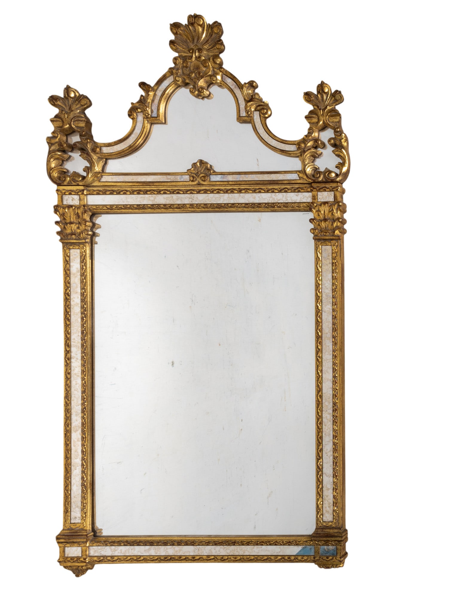 Carved and Gilt Wall Mirror (1 of 6)