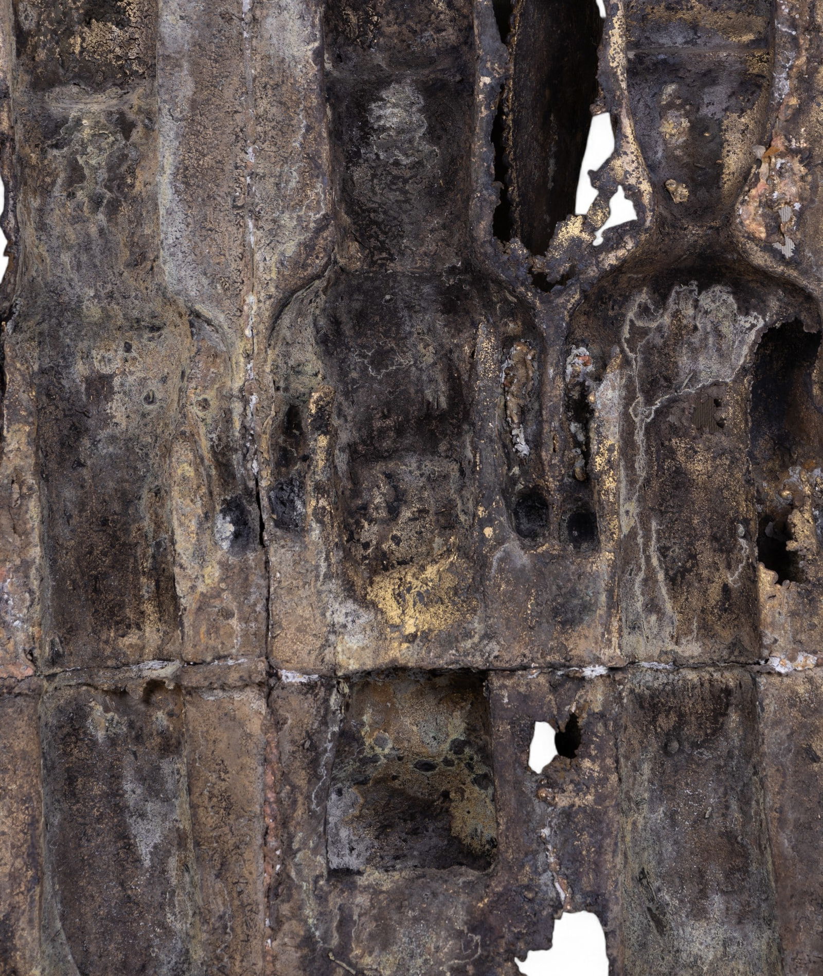 Benin Bronze 4 Warrior Plaque - 9