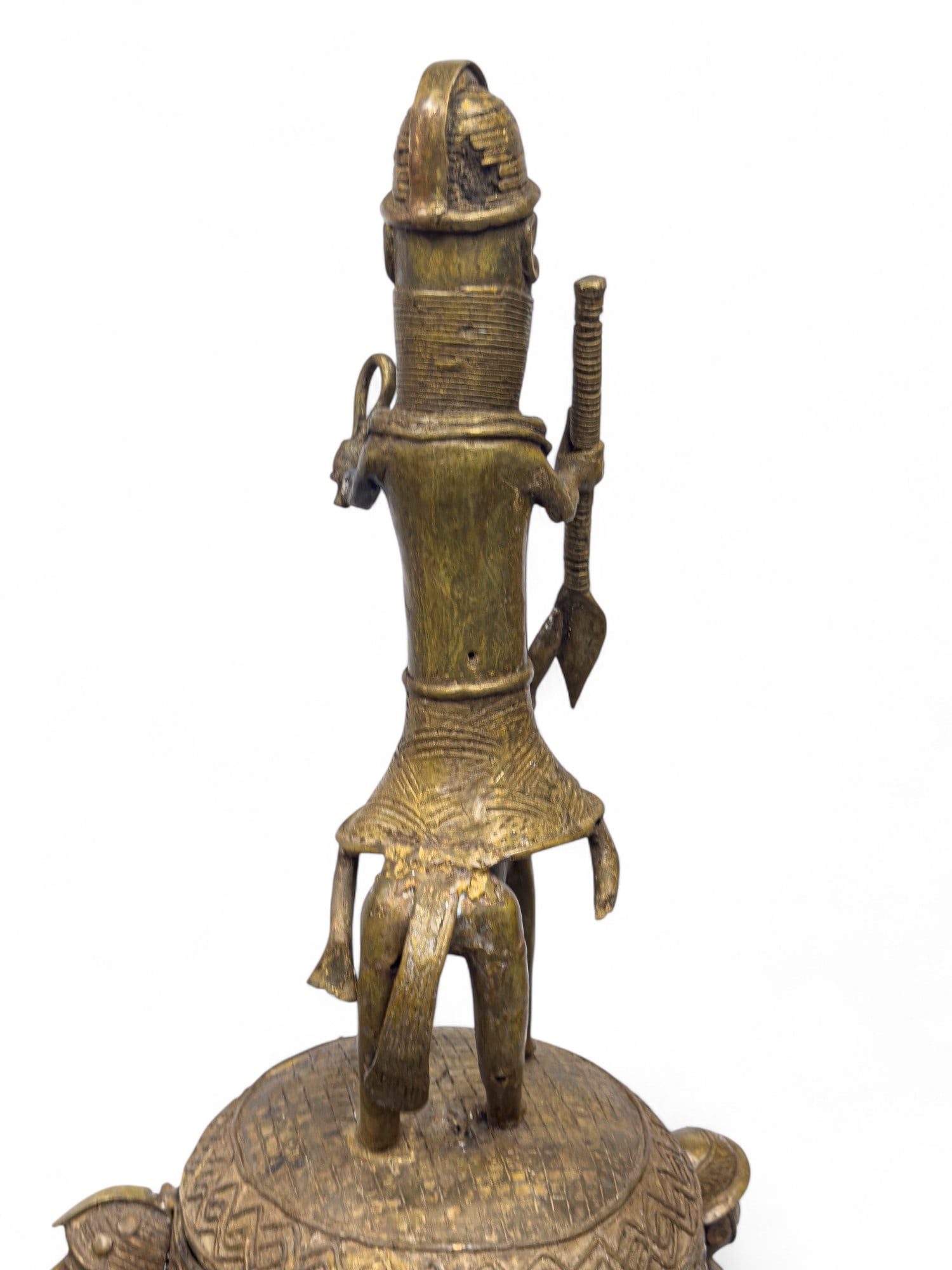 Benin Bronze Ceremonial Trophy, Horses - 18