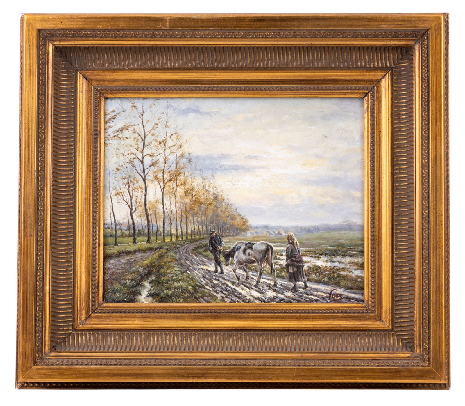 Landscape Oil on Board, Signed - 2