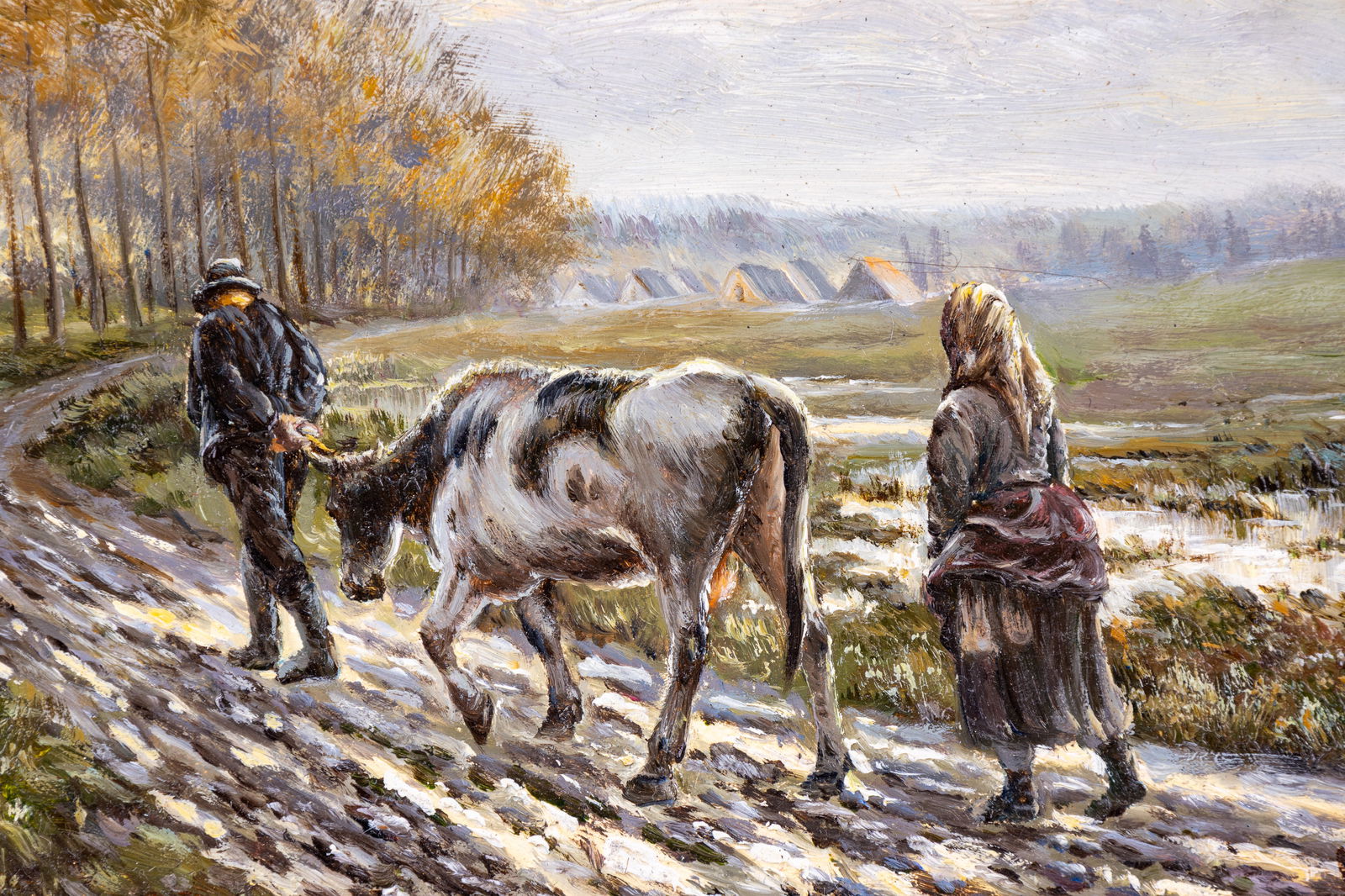 Landscape Oil on Board, Signed - 4