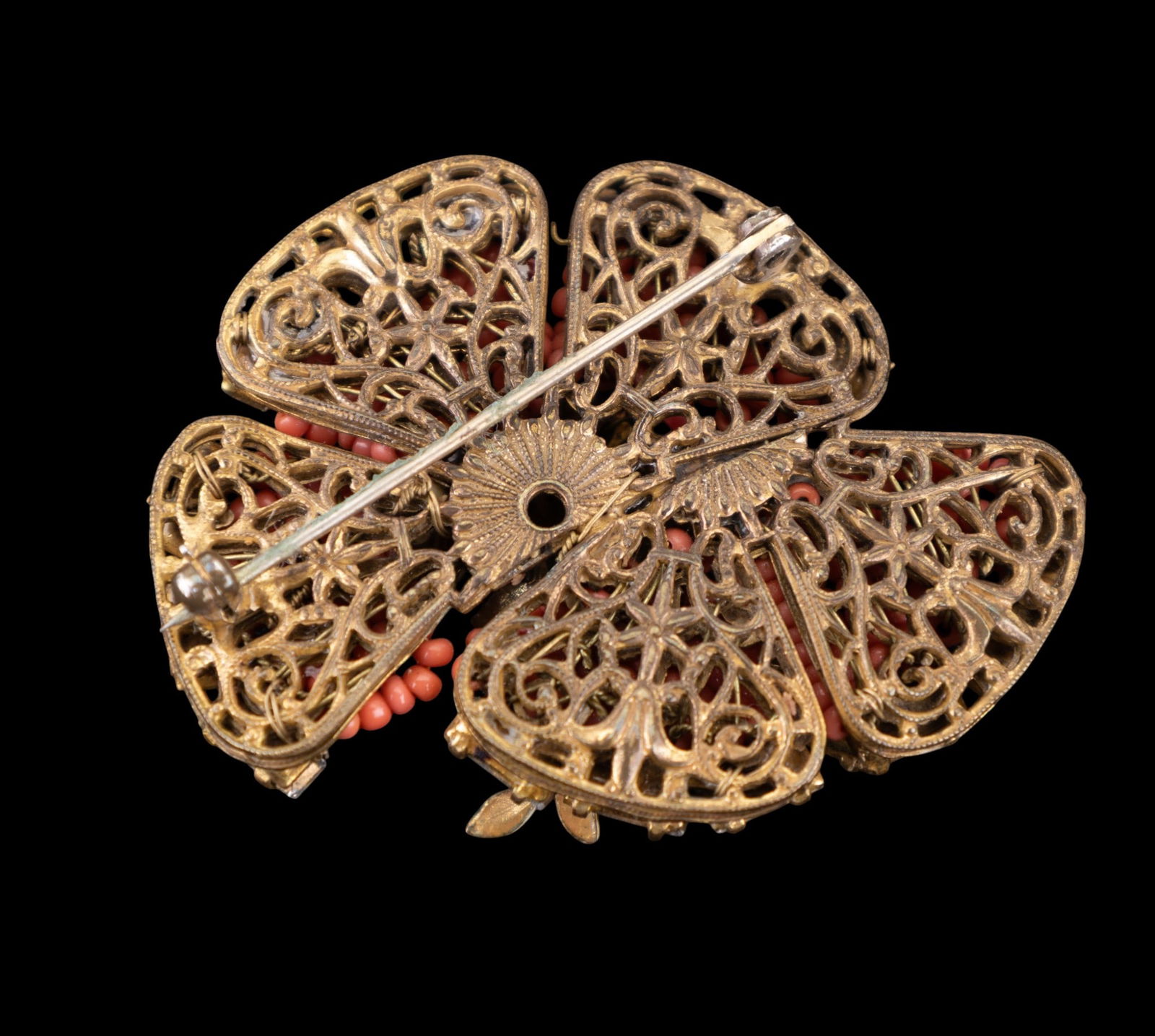 Unsigned Miriam Haskell Brooch - 2