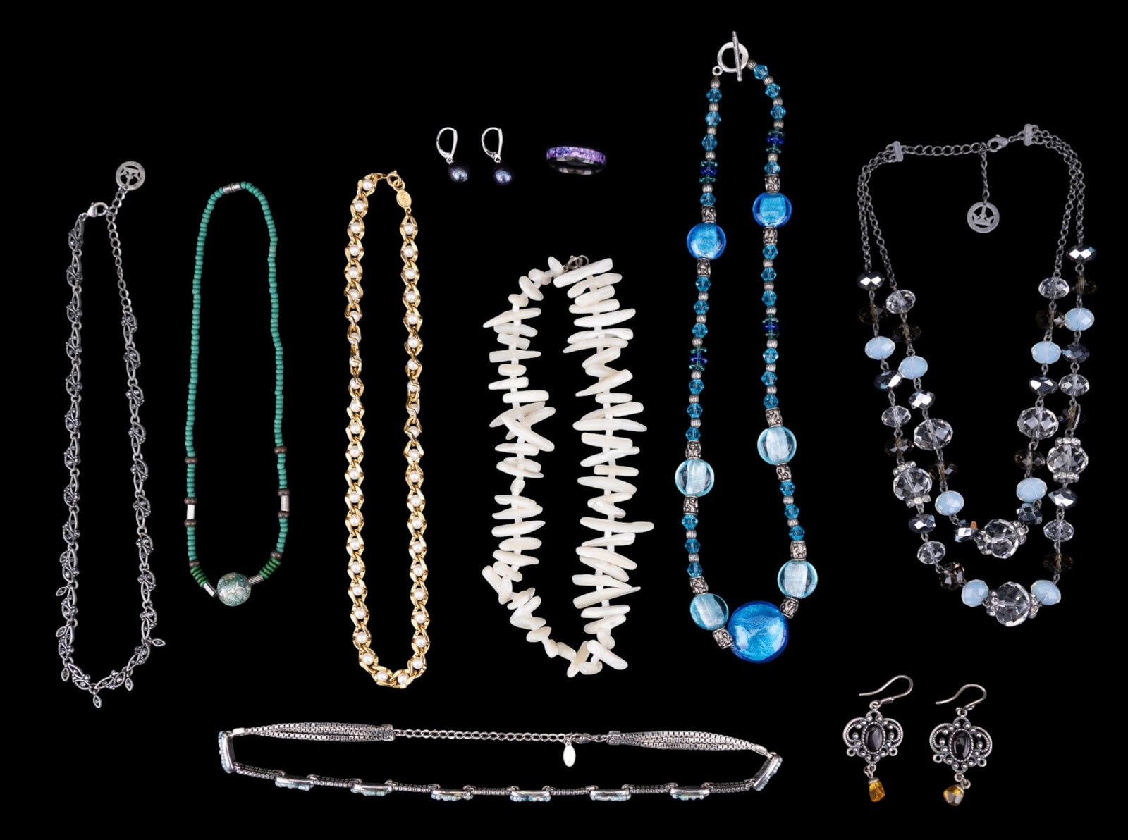 Designer Necklaces and Sterling Earrings (1 of 18)