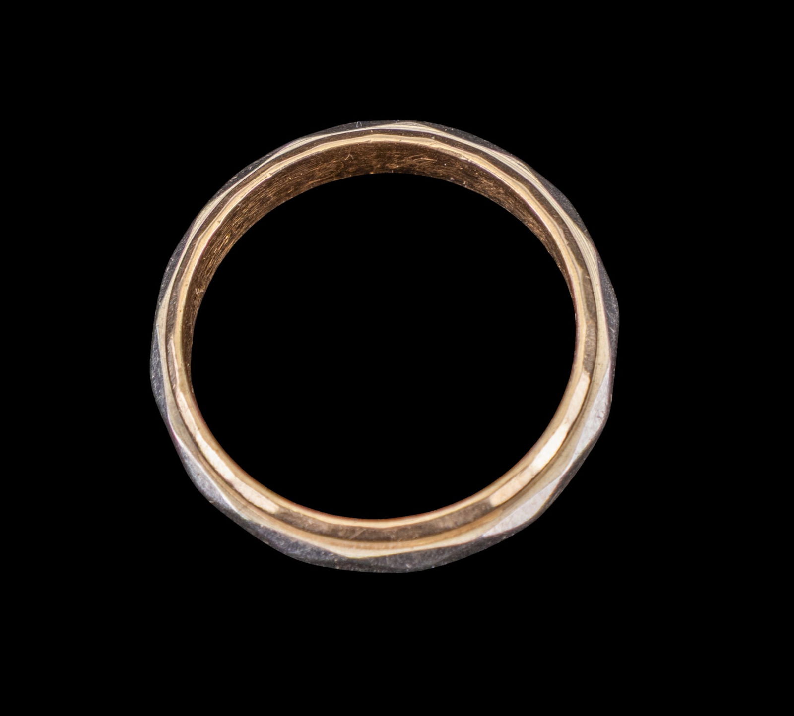 14k Gold Patterned Ring - 3