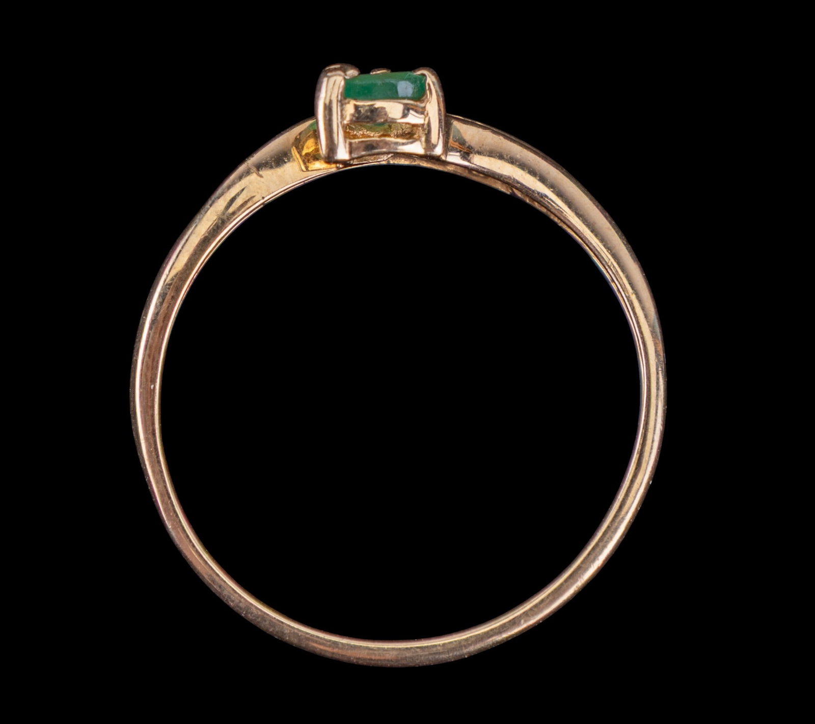 10K Gold Emerald Ring - 3