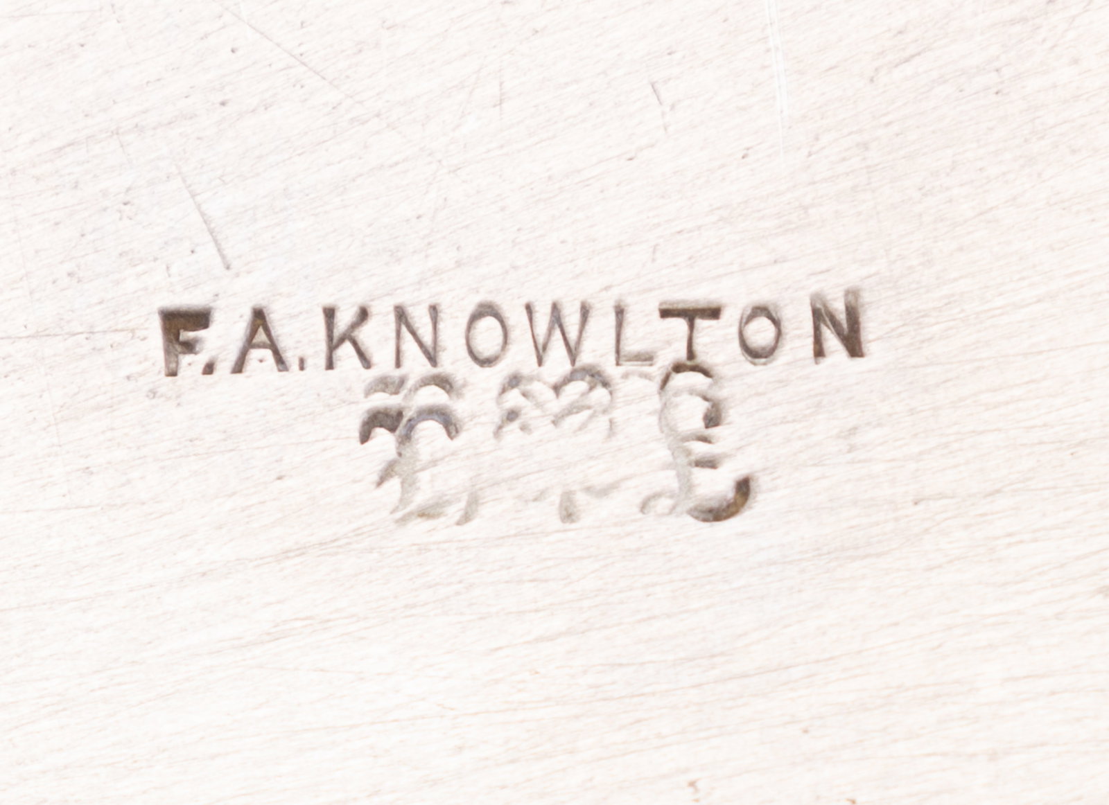 F. A. Knowleton Sterling Silver Plate - 5