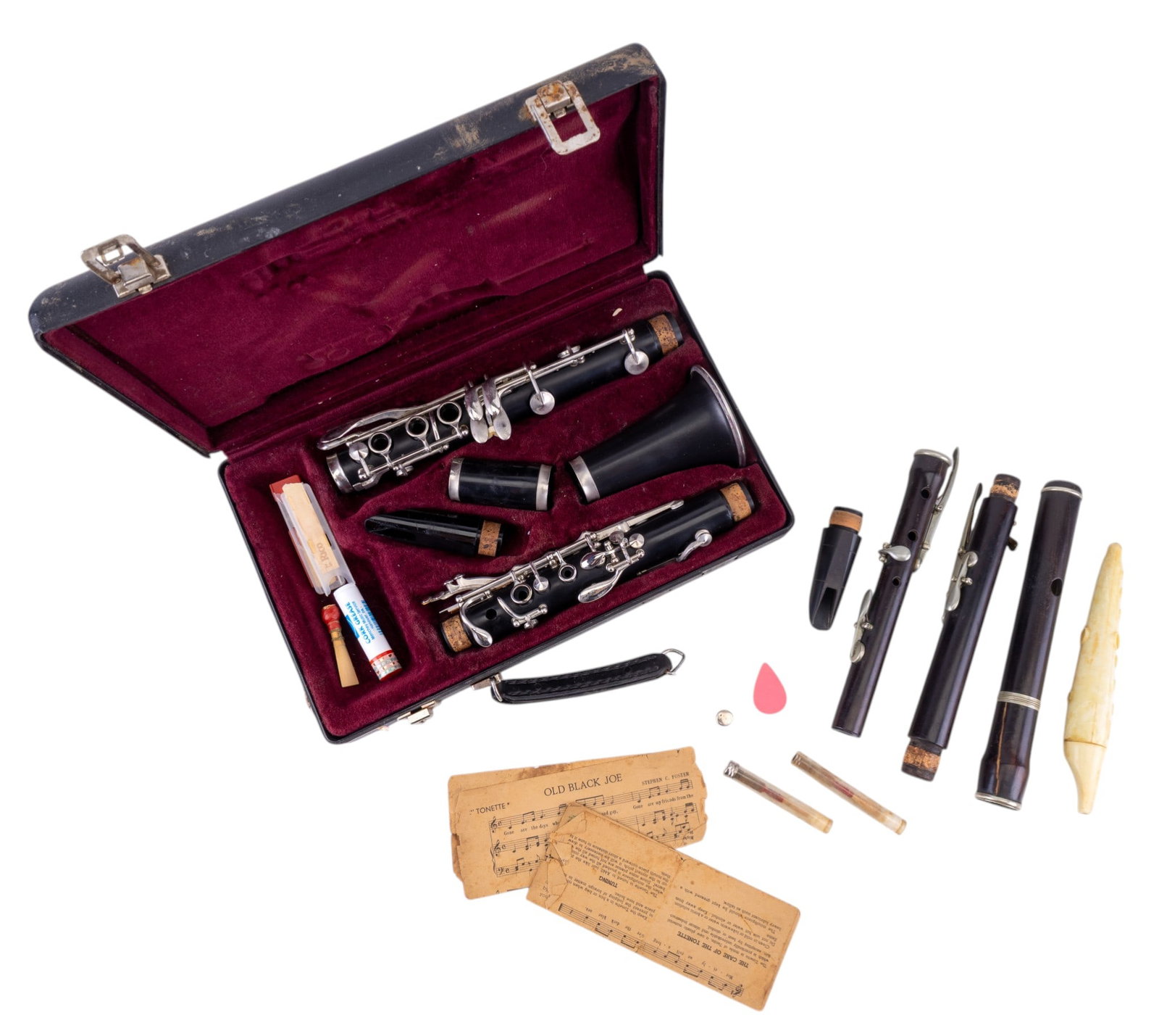 Vintage Clarinet with Case, Parts (1 of 11)