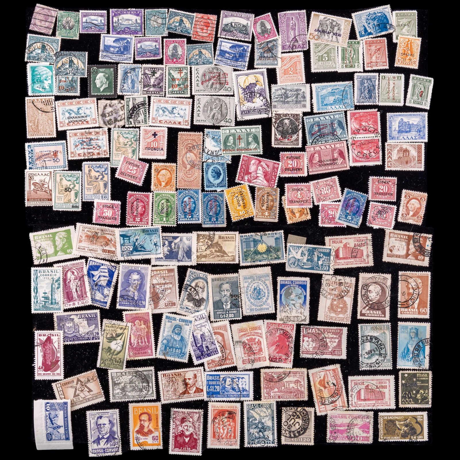 Vintage, Antique International Stamps Grouping (1 of 4)