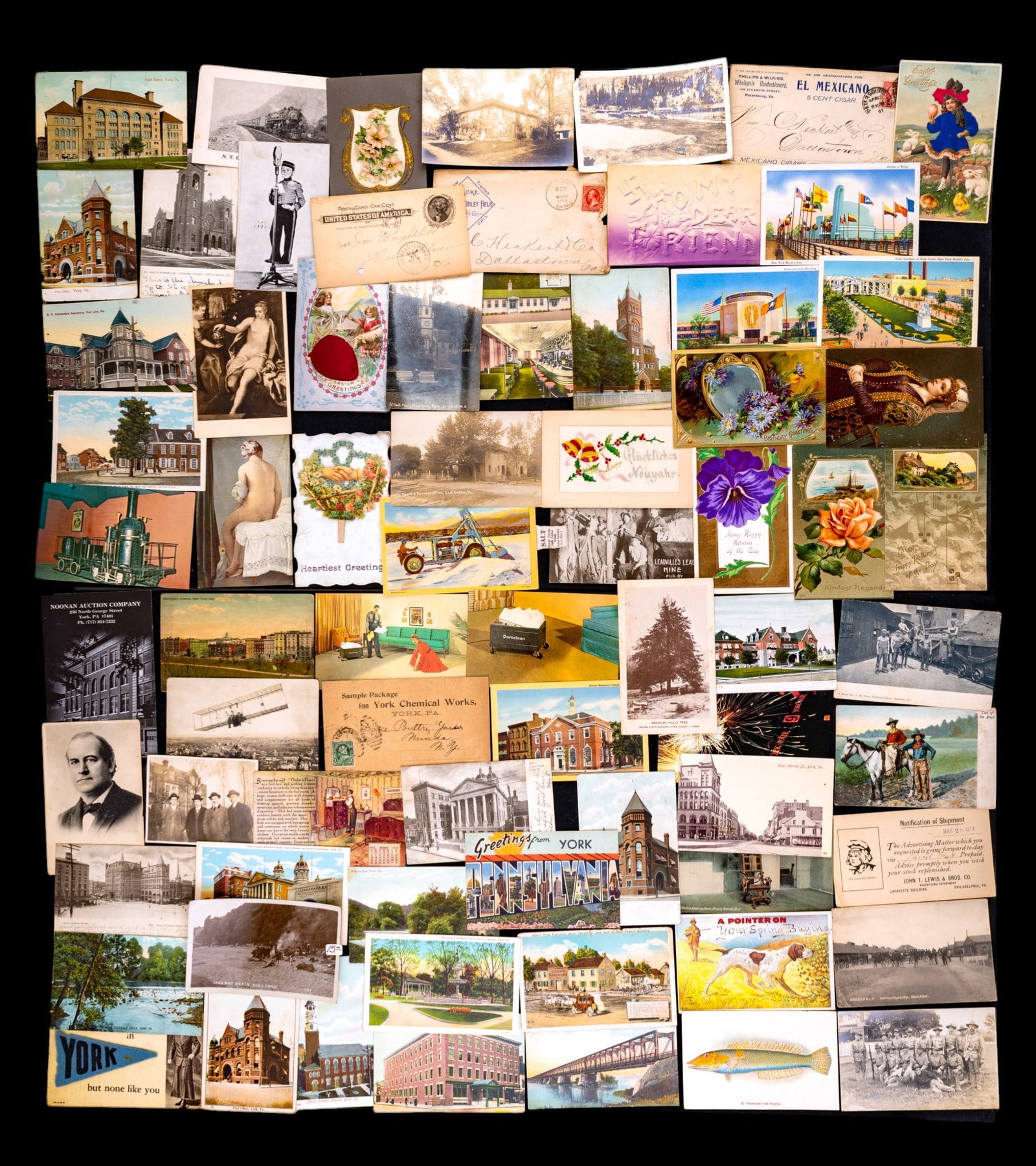 York, PA and other Postcard Grouping (1 of 9)