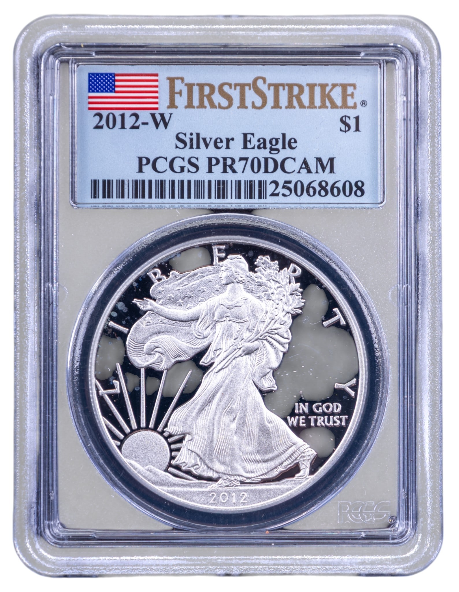 2012 American Silver Eagle PCGS PR70 DCAM (1 of 3)