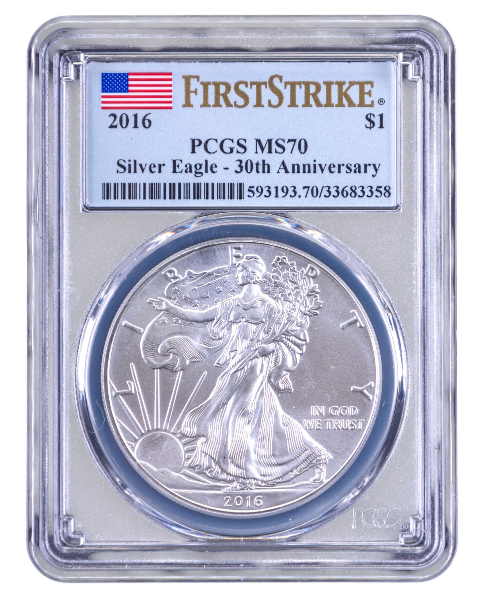 2016 Silver Eagle PCGS MS70 First Strike (1 of 2)