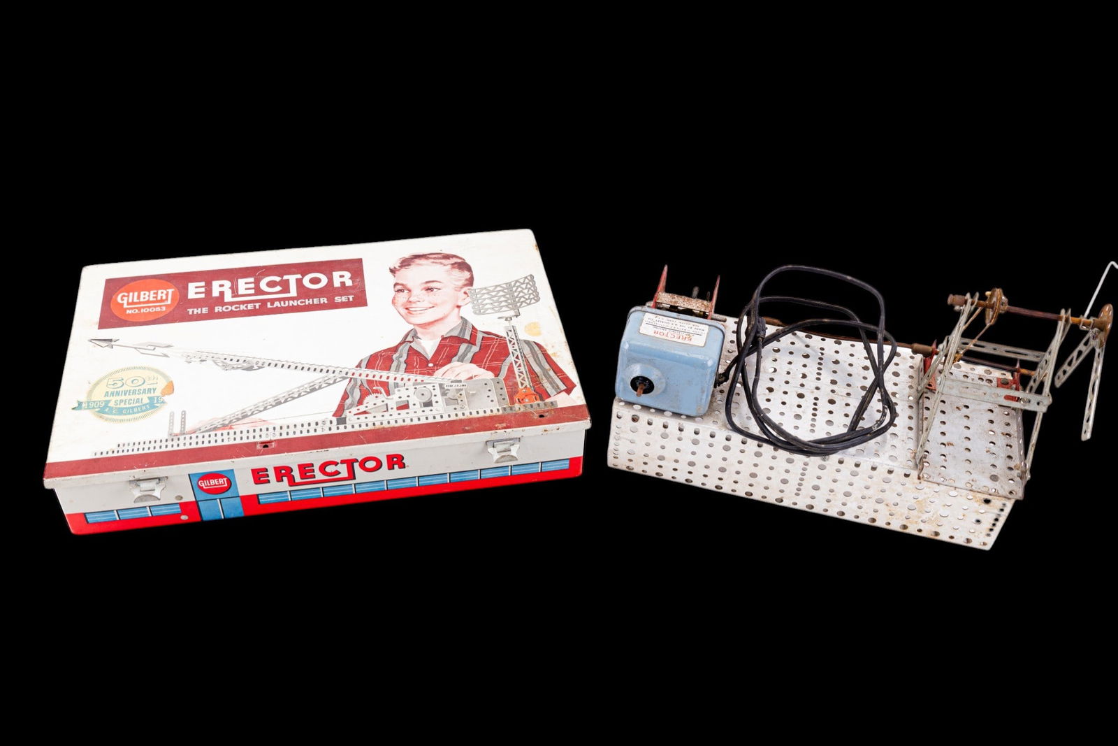 Vintage A.C. Gilbert Erector No. 10053 Set (1 of 11)