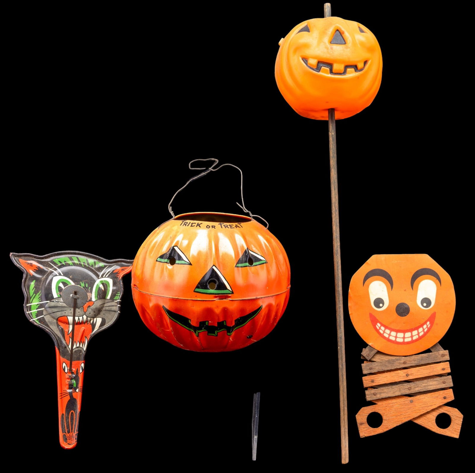 Tin Halloween Basket and Noise Makers (1 of 16)