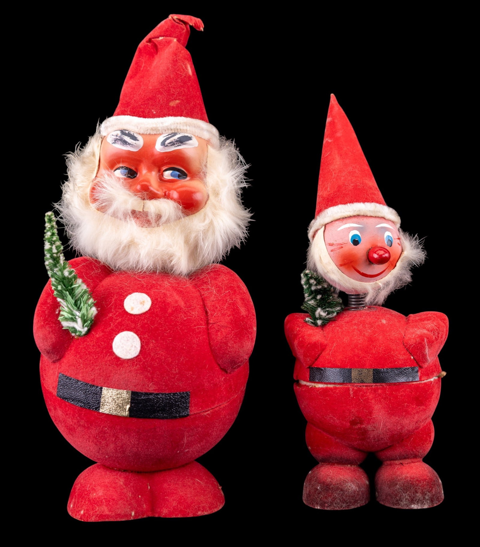 Western Germany Felt Santa Candy Containers (1 of 8)